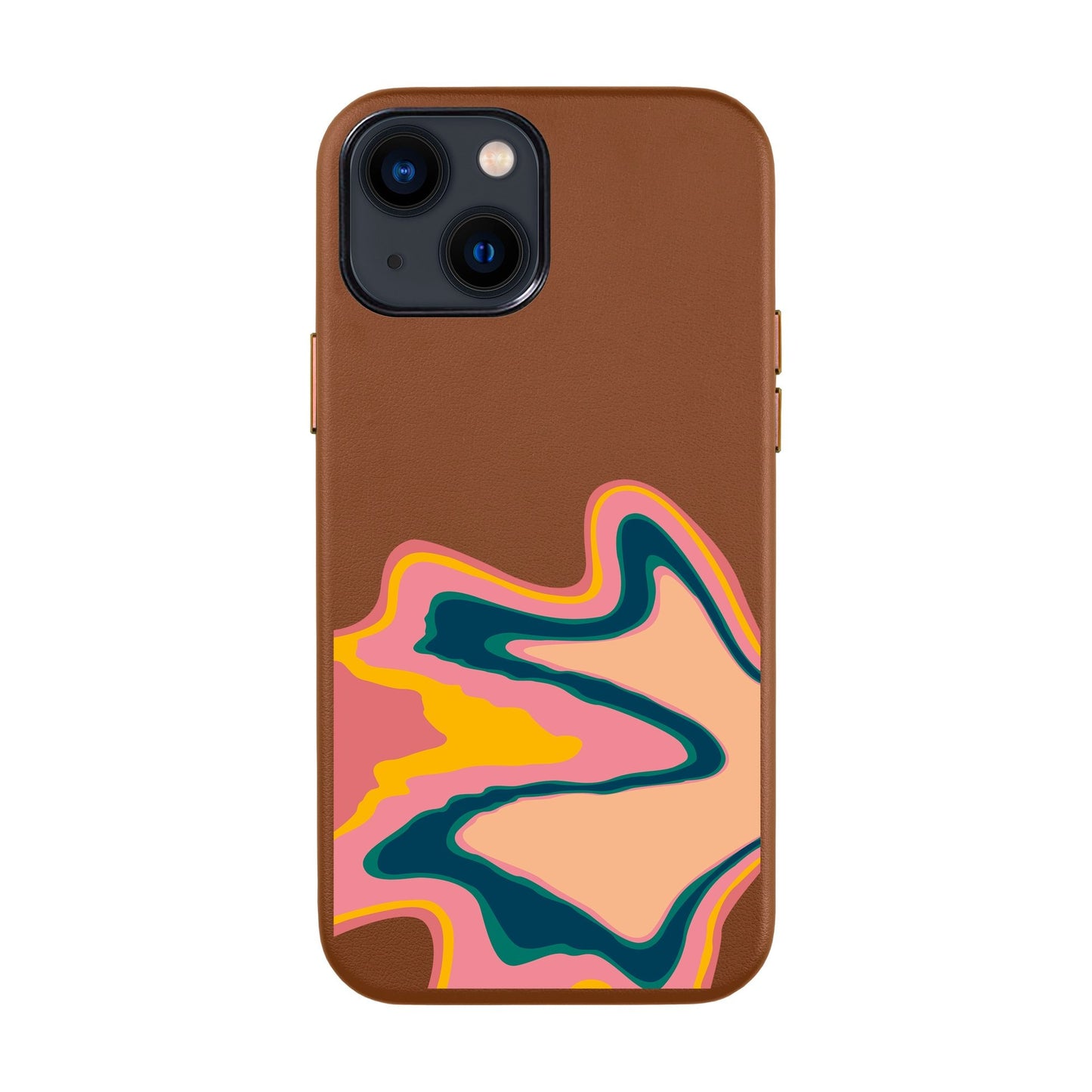US IN ESSENCE-iPhone 14 Leather Kılıf