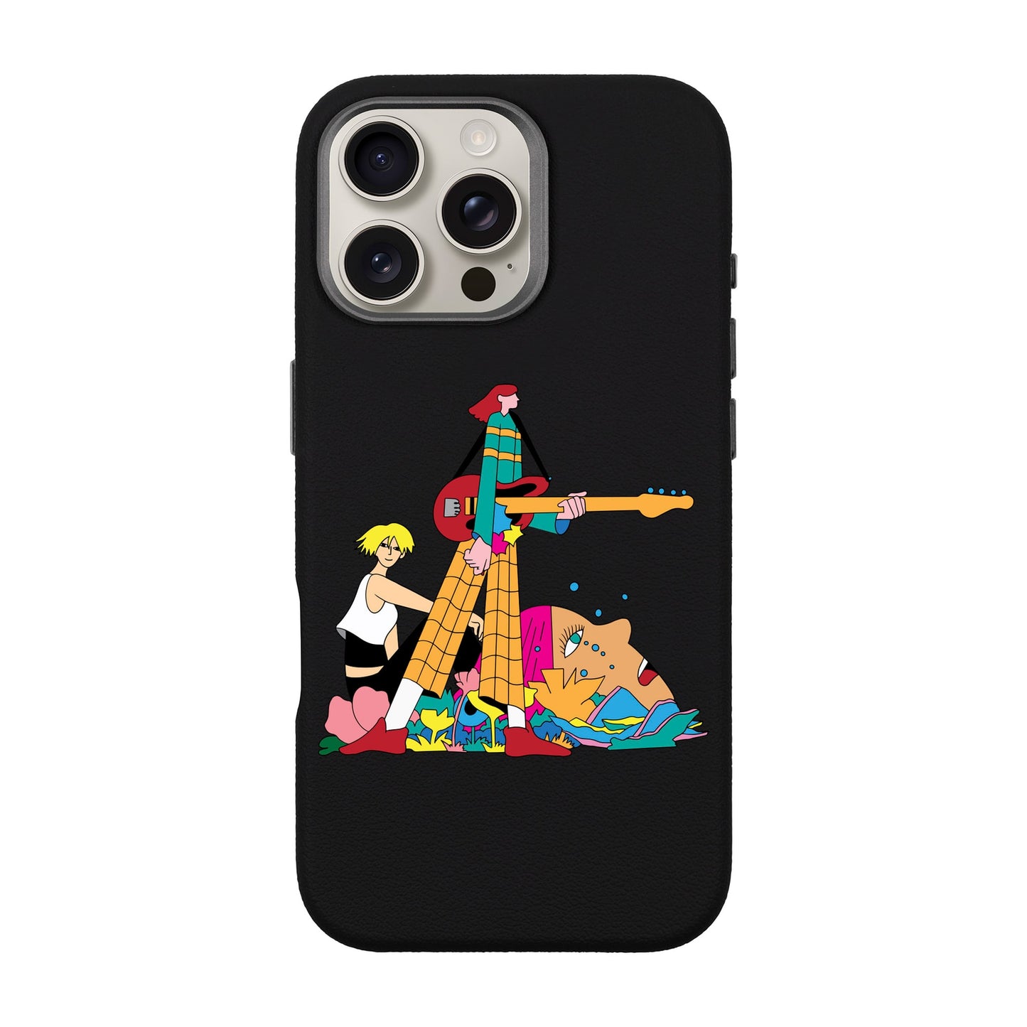 HER BAND-iPhone 16 Pro Max Leather Premium Kılıf MagSafe Özellikli