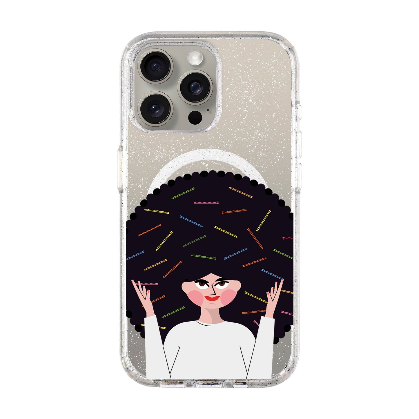 TISSERAND DE LA GRAVITÉ-iPhone 15 Pro Max Shiny Kılıf MagSafe Özellikli