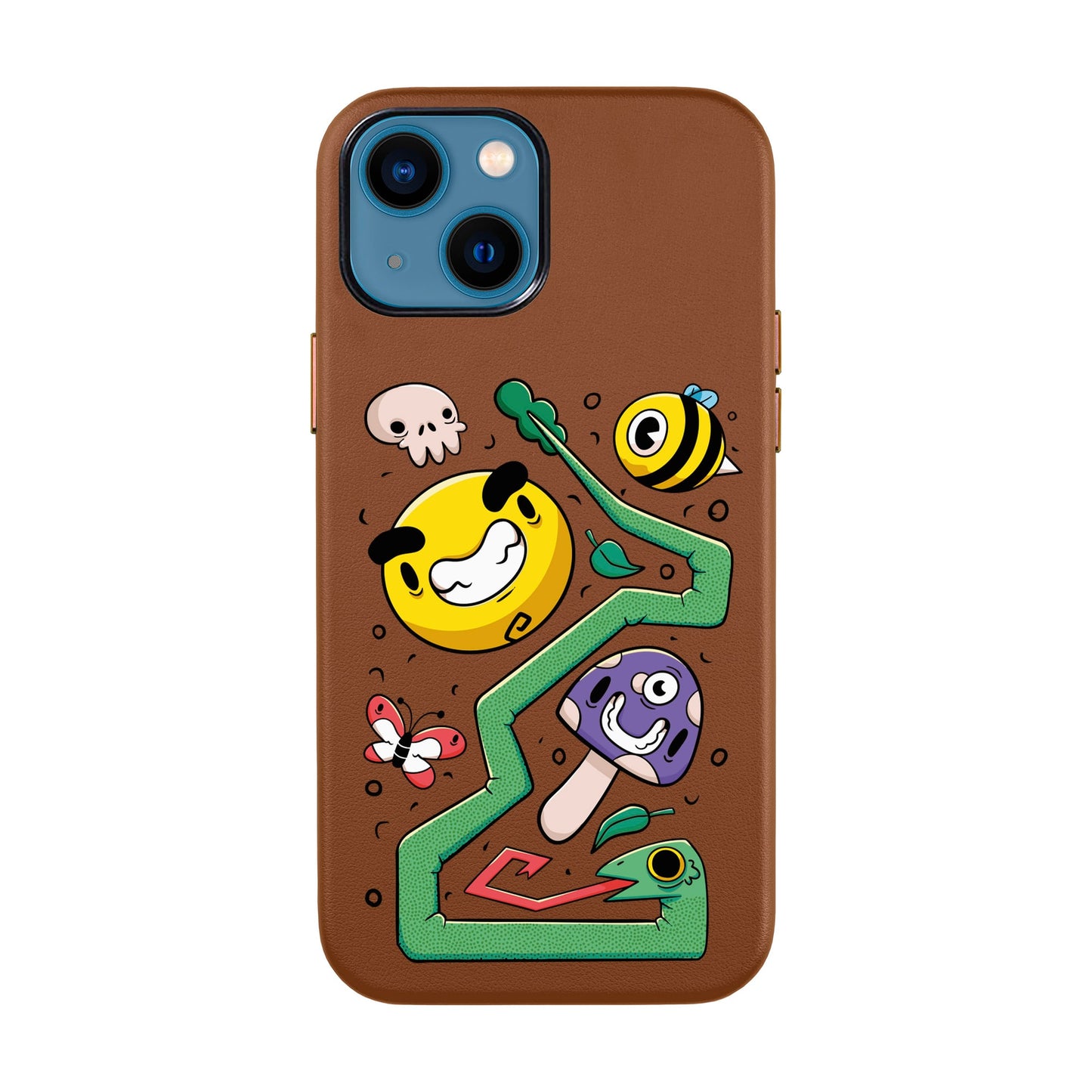 NADUR-iPhone 14 Leather Kılıf