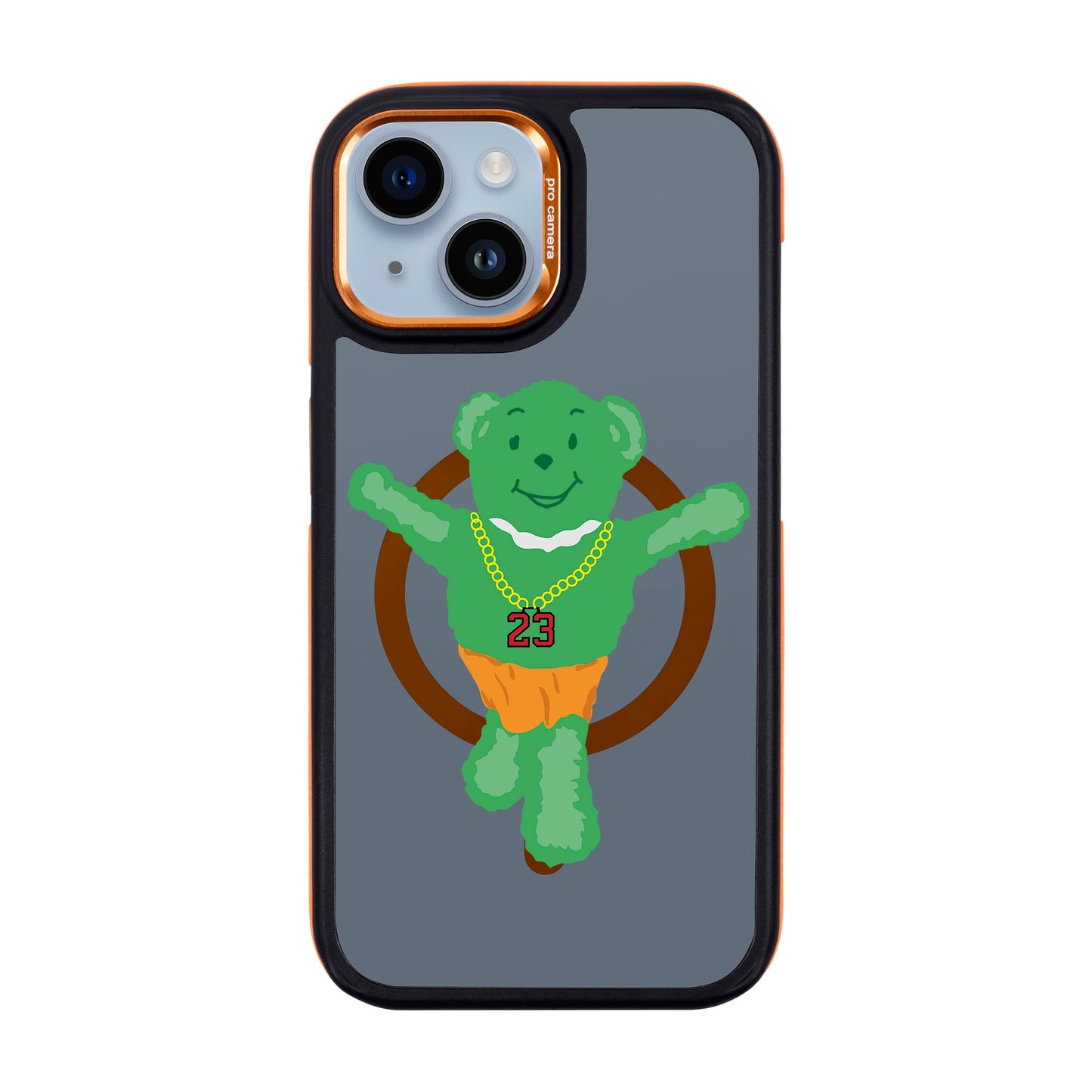 GREEN BEAR-iPhone 14 Dark Kılıf MagSafe Özellikli
