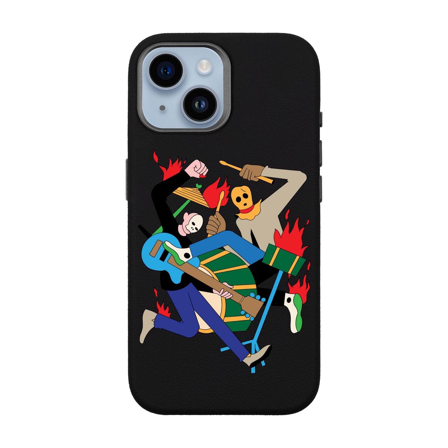 MONSTER MASH-iPhone 13 Leather Premium Kılıf MagSafe Özellikli