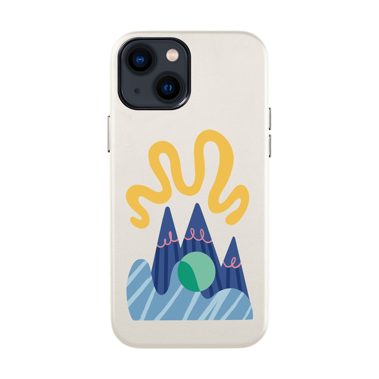 MOUNTAIN-iPhone 14 Leather Kılıf