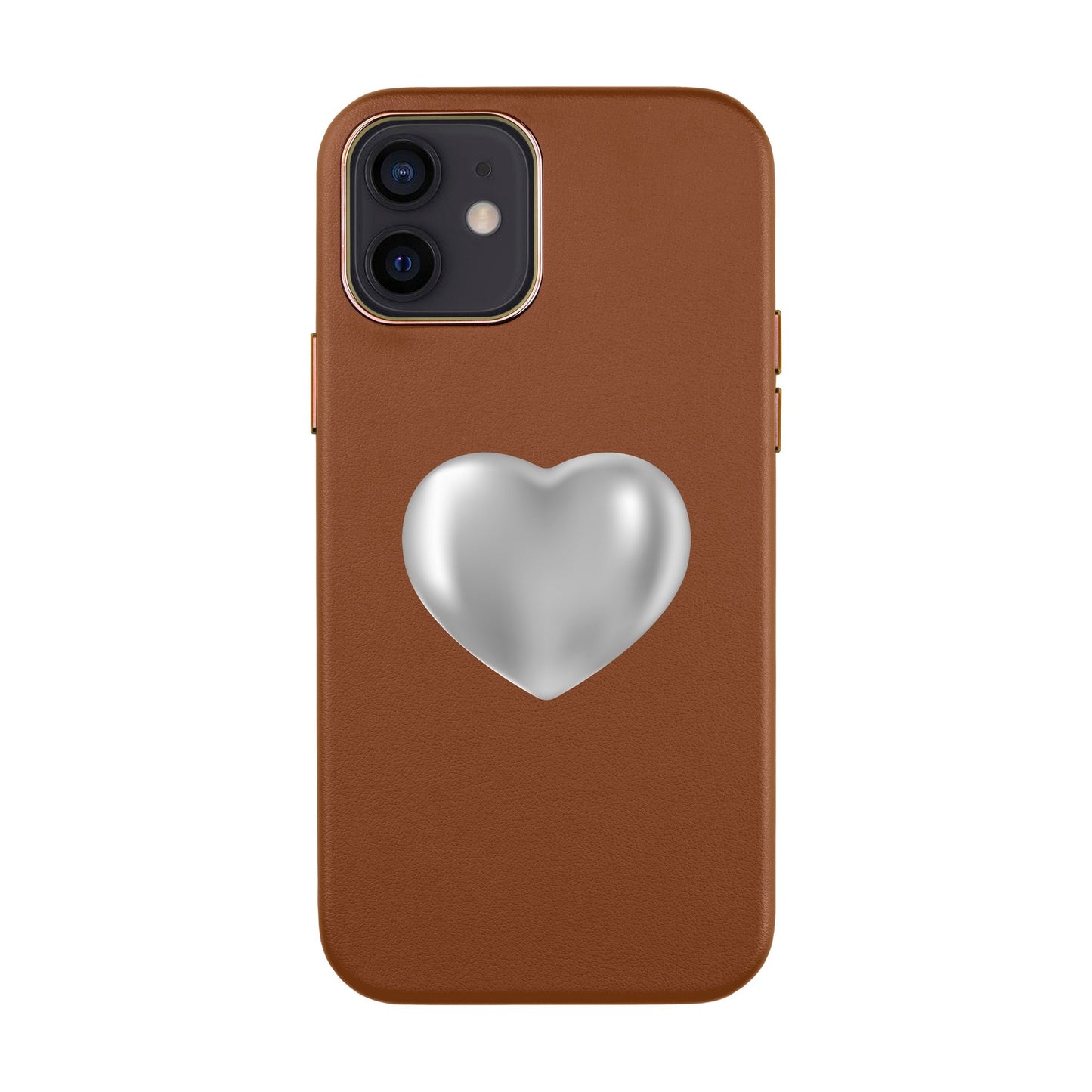 SILVER HEART-iPhone XR Leather Kılıf