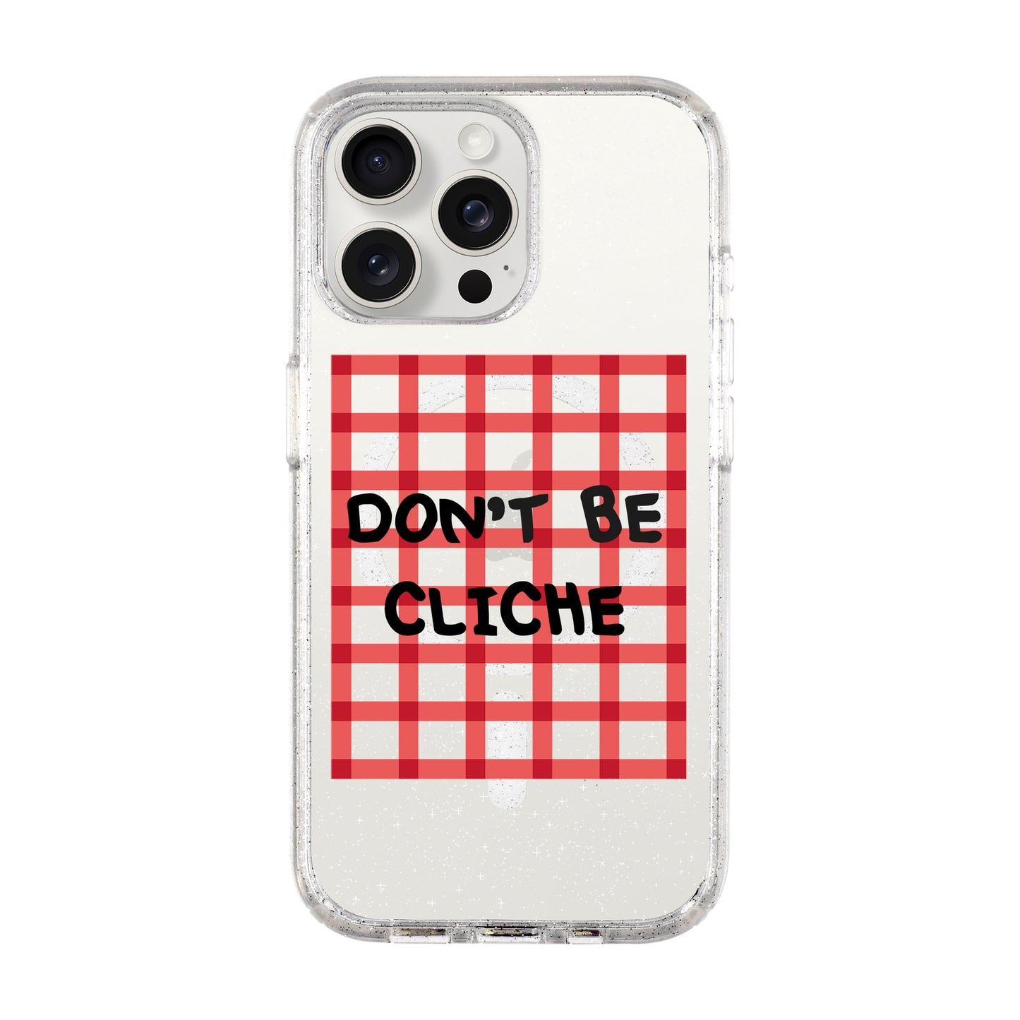 DON'T BE CLICHE-iPhone 15 Pro Max Shiny Kılıf MagSafe Özellikli
