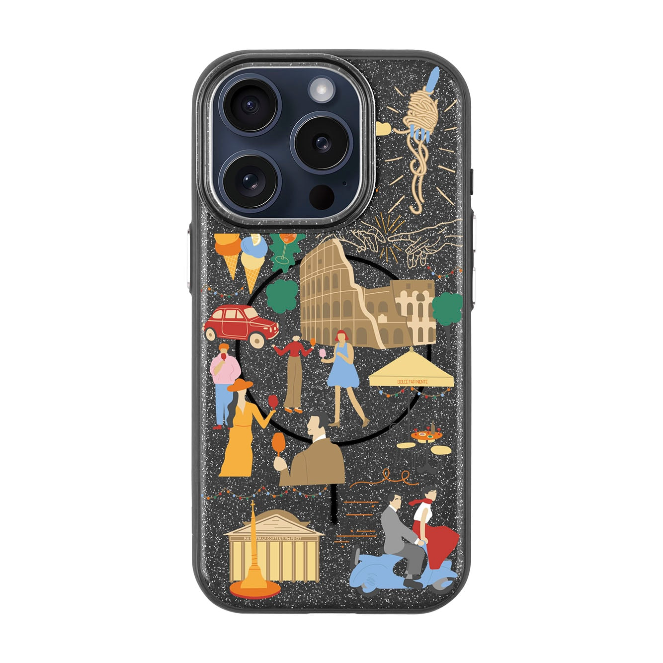 ROMA-iPhone 15 Pro Radiant Kılıf MagSafe Özellikli