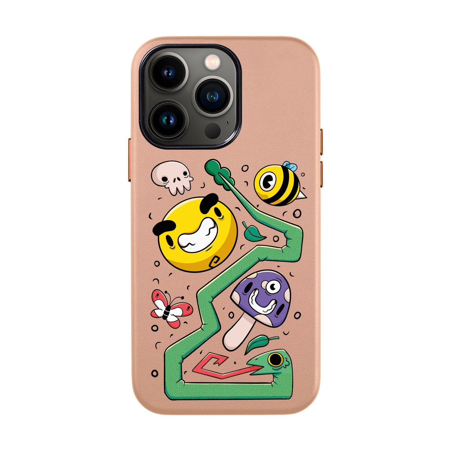NADUR-iPhone 13 Pro Max Leather Kılıf