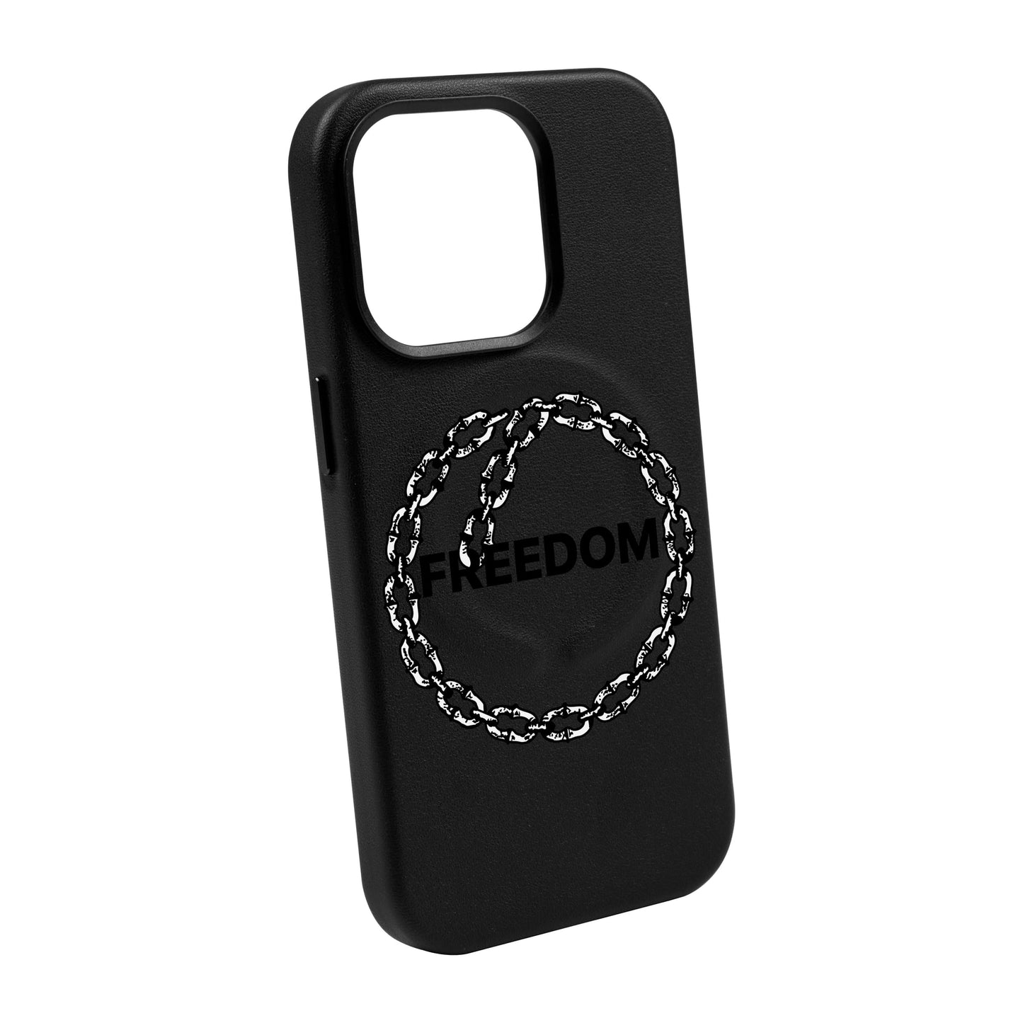 FREEDOM-iPhone 14 Pro Max Leather Kılıf MagSafe Özellikli