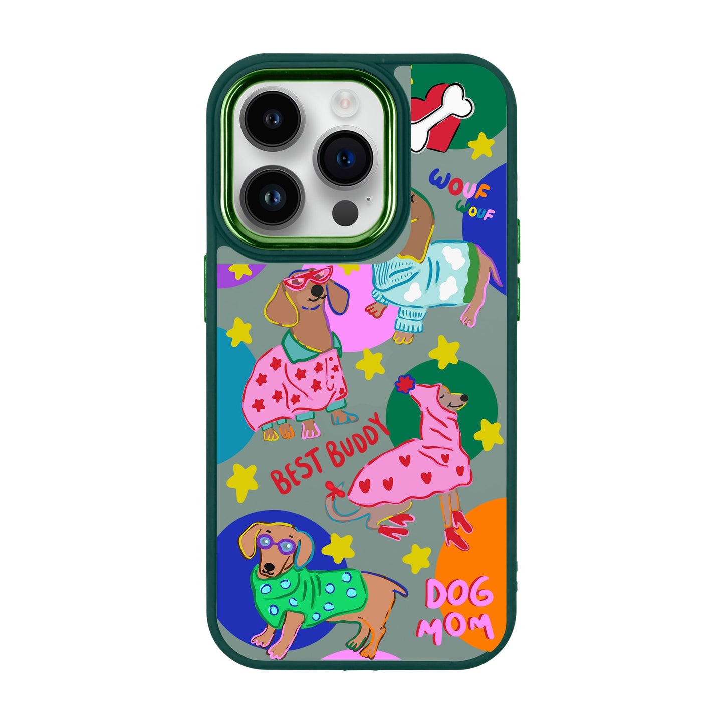 DOG MOM-iPhone 13 Pro Proof Kılıf