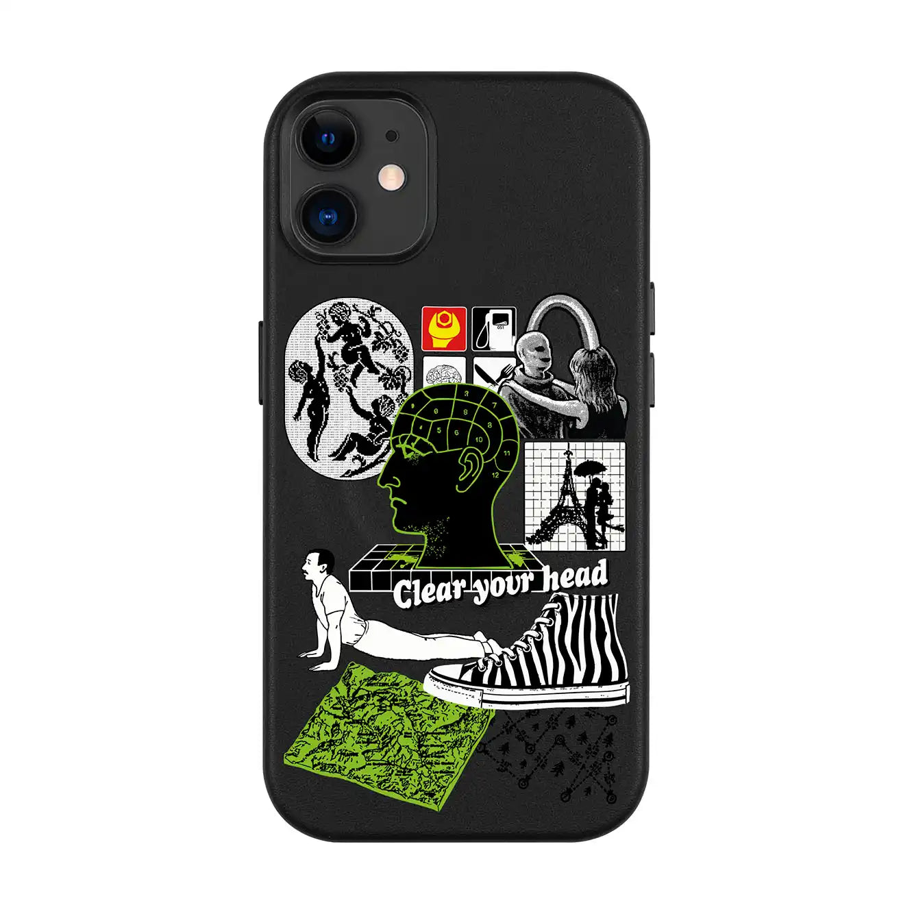 CLEAR YOUR HEAD-iPhone 11 Leather Kılıf MagSafe Özellikli