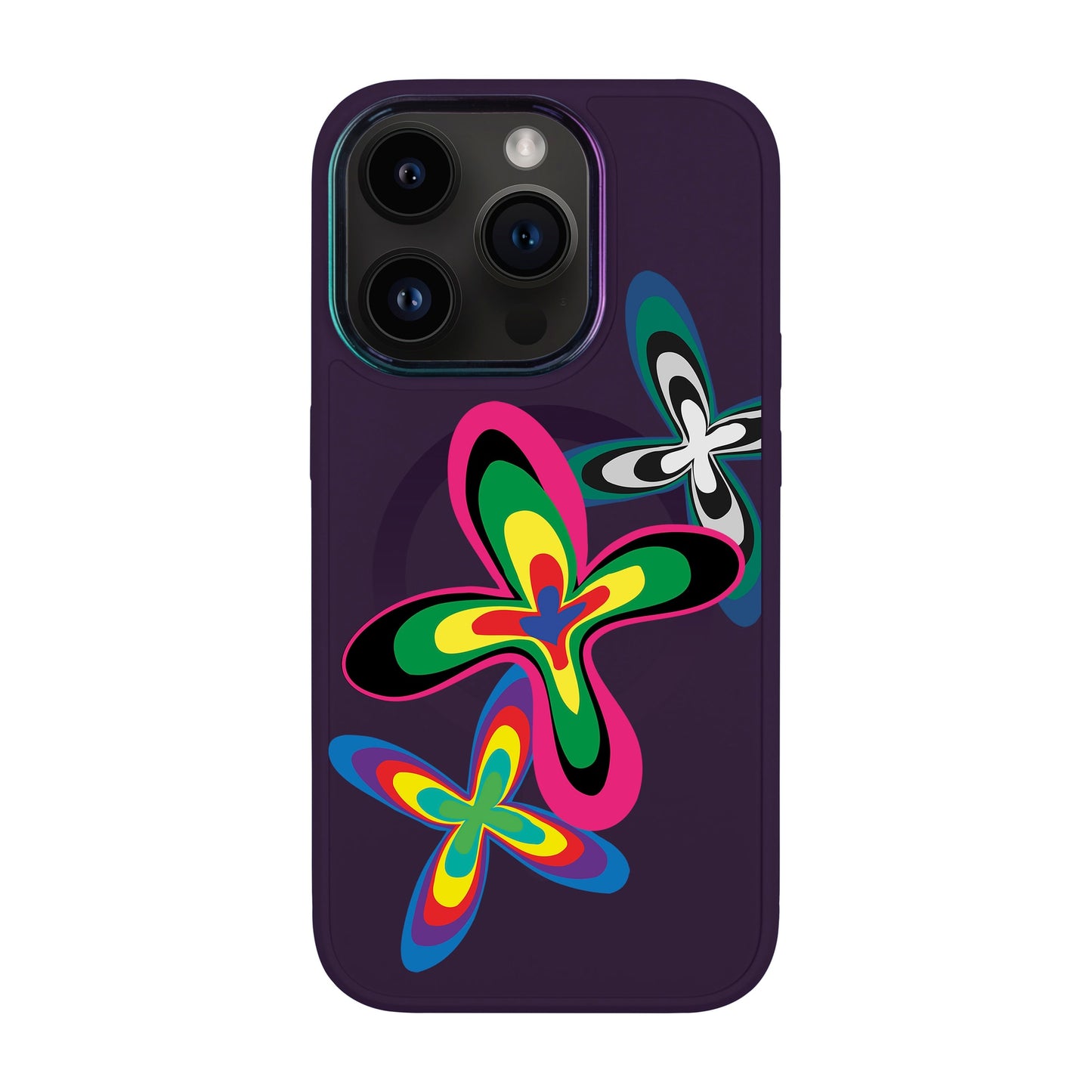 COLOR FLOWER-iPhone 13 Pro Vigor Kılıf MagSafe Özellikli