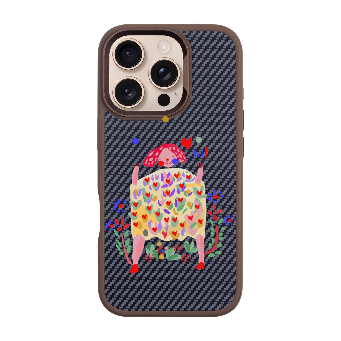 ÜÇ TOP-iPhone 16 Pro Plaid Kılıf MagSafe Özellikli