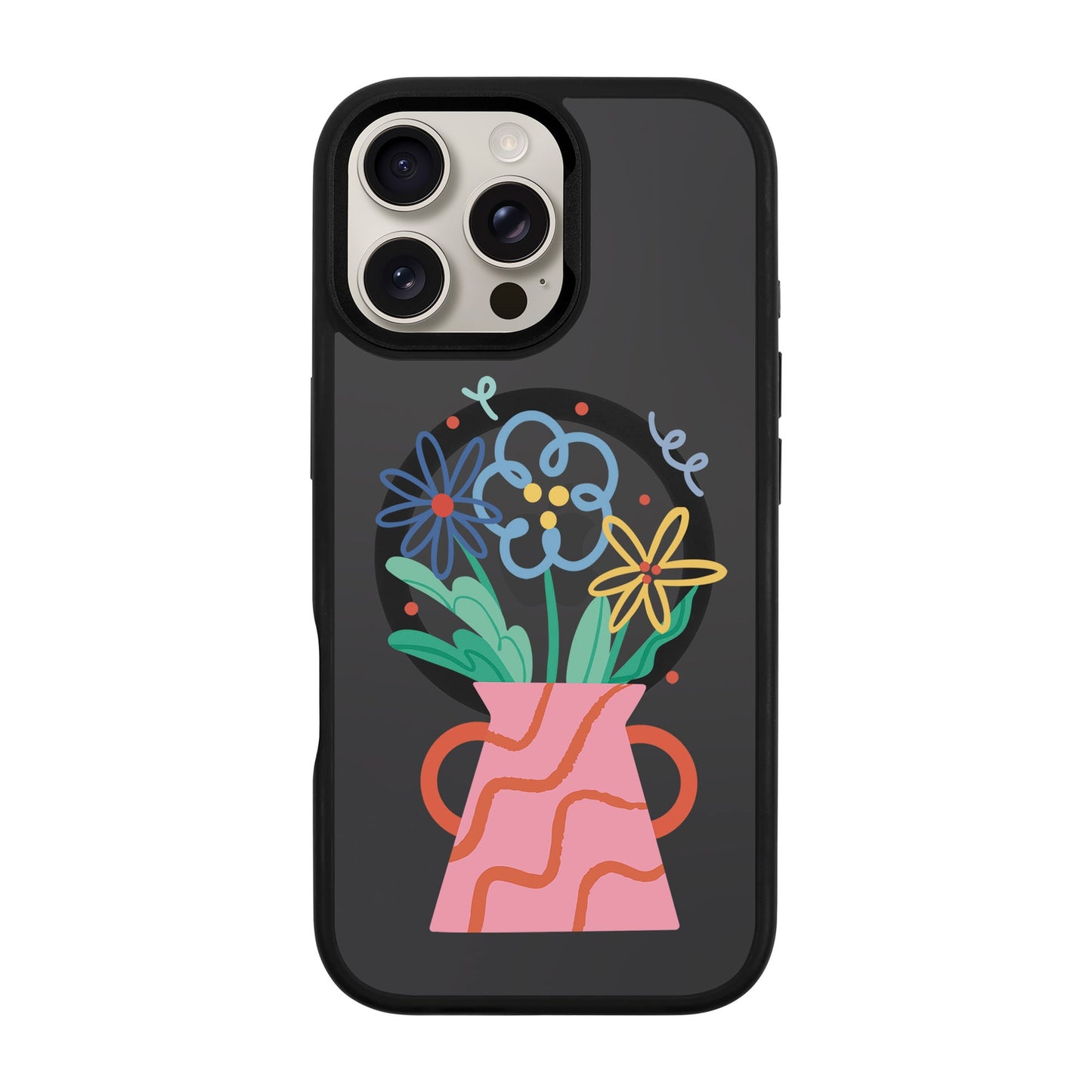 PINK VASE-iPhone 16 Pro Max Rise Kılıf MagSafe Özellikli
