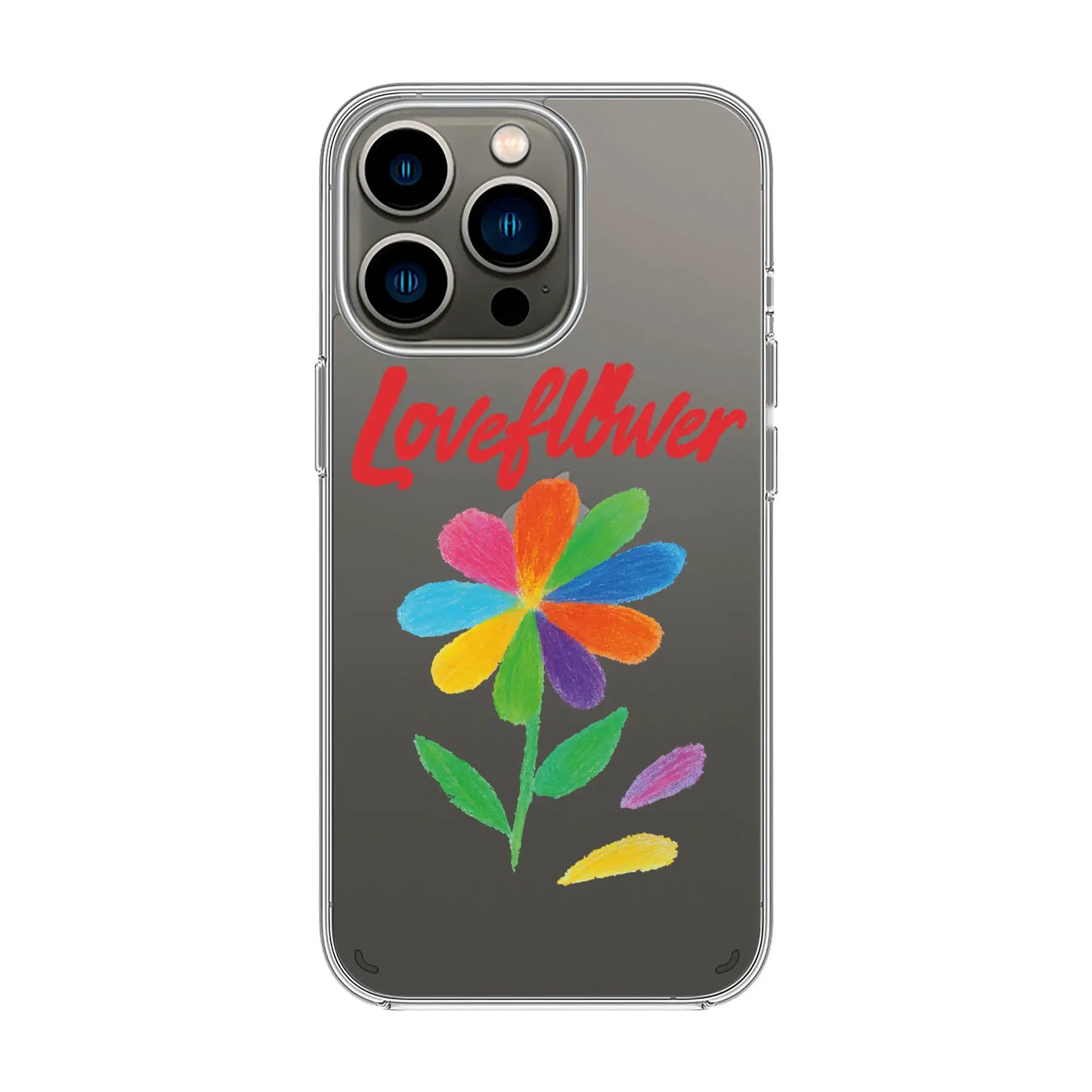 LOVE FLOWER-iPhone 12 Mini Solid Kılıf