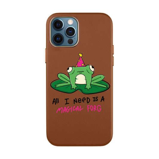 FORG-iPhone 12 Pro Leather Kılıf