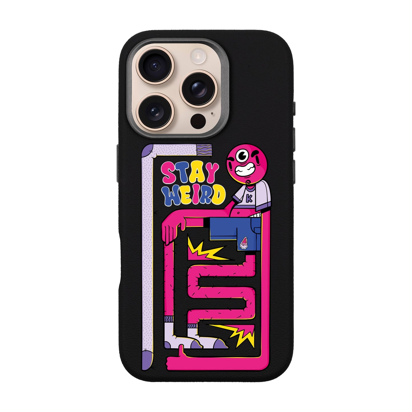 OG TOOTHY-iPhone 16 Pro Leather Premium Kılıf MagSafe Özellikli