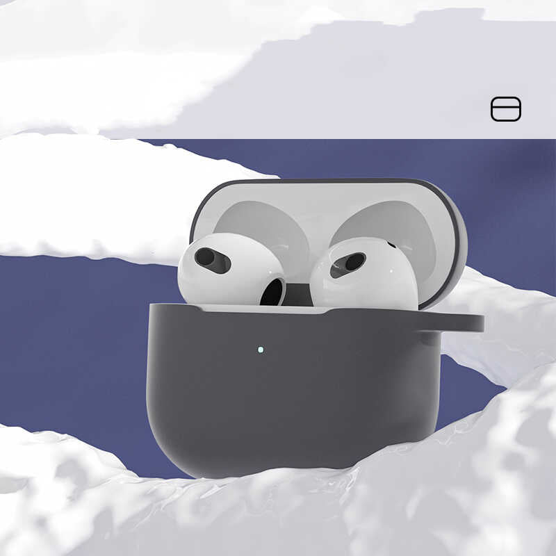 NEW-Apple AirPods 3 Ultra Silikon Kılıf