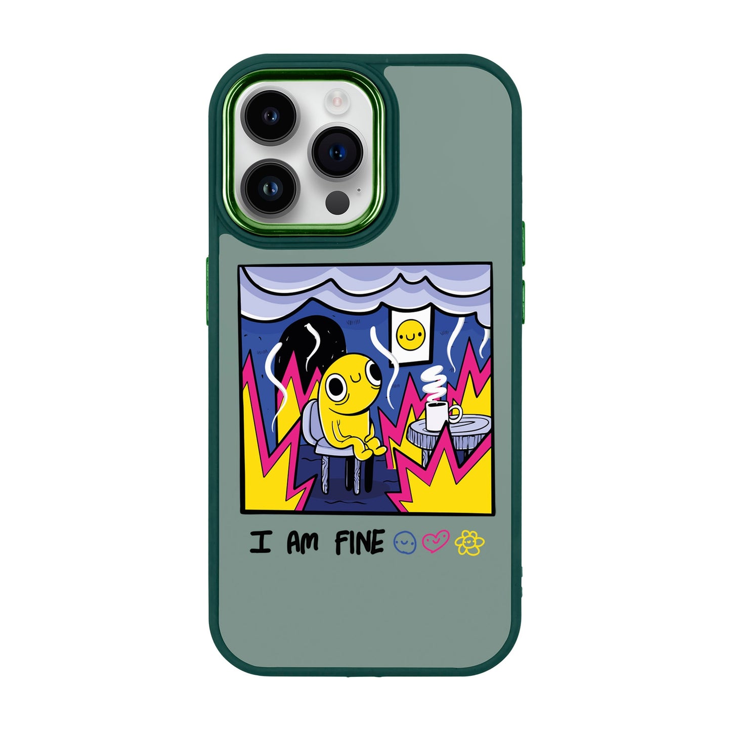 I AM FINE-iPhone 14 Pro Max Proof Kılıf