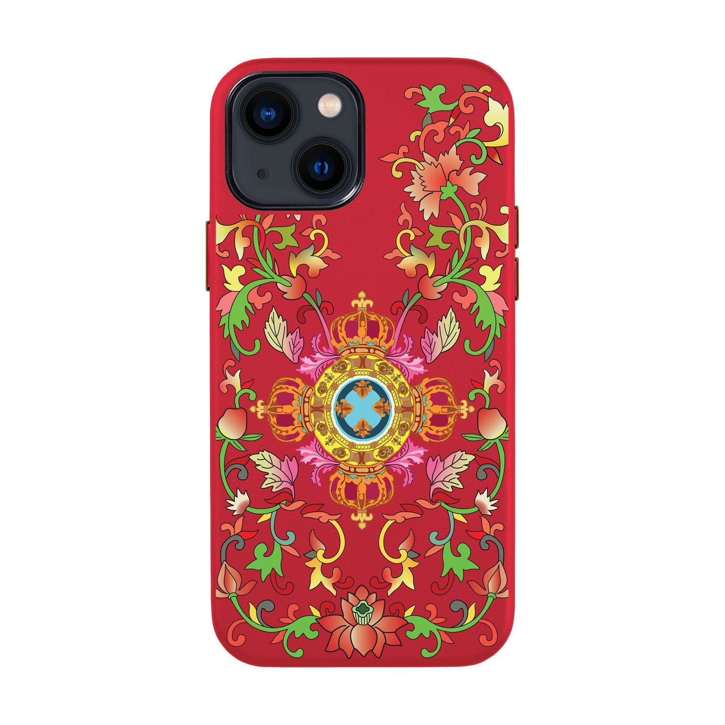 SPIRAL-iPhone 14 Leather Kılıf