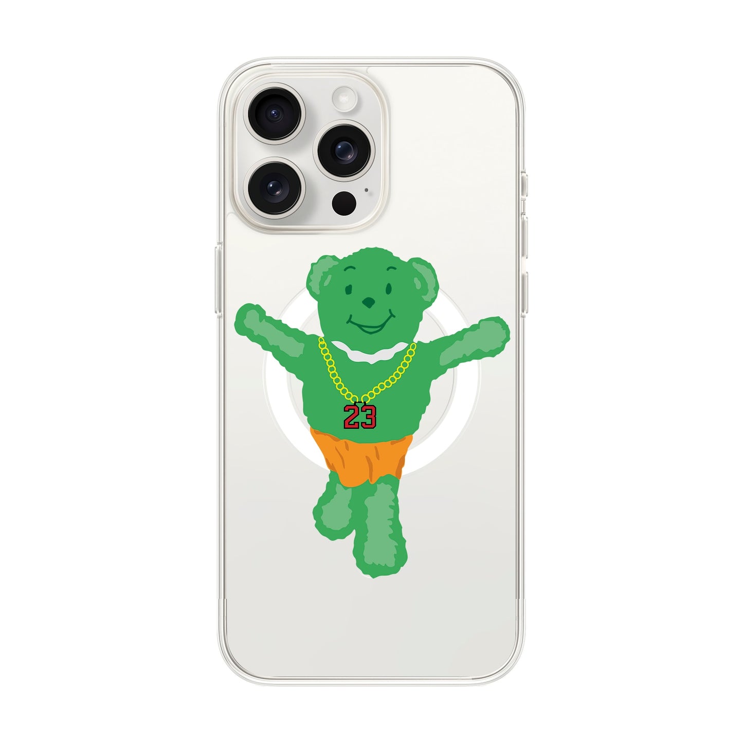 GREEN BEAR-iPhone 15 Pro Max Solid Kılıf MagSafe Özellikli