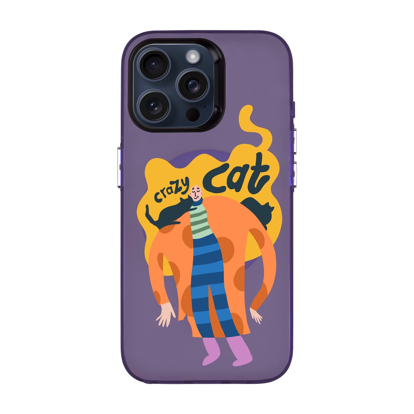 CRAZY CAT-iPhone 15 Pro Max Hold Kılıf MagSafe Özellikli