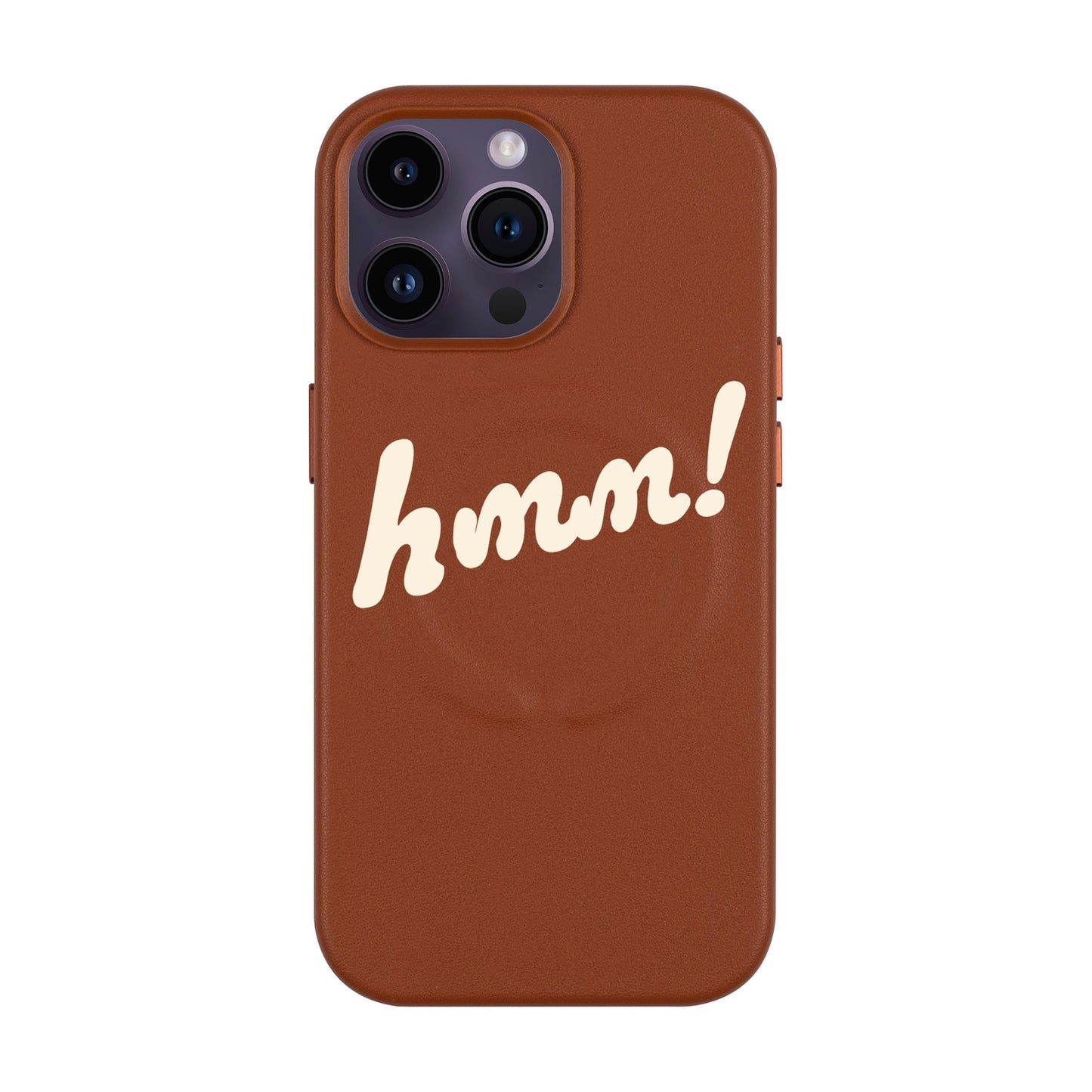 HMM-iPhone 14 Pro Max Leather Kılıf MagSafe Özellikli