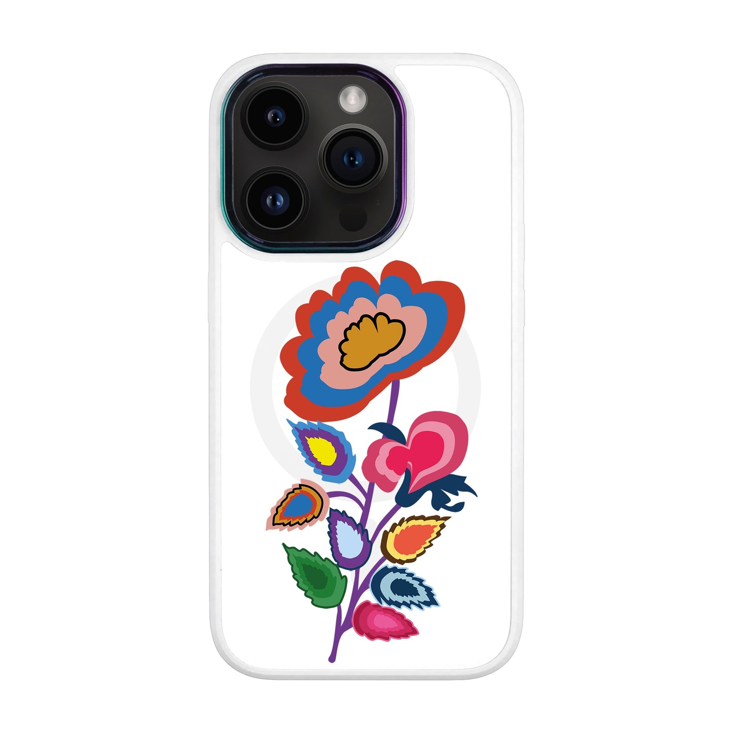 KNITTED FLOWER-iPhone 13 Pro Vigor Kılıf MagSafe Özellikli
