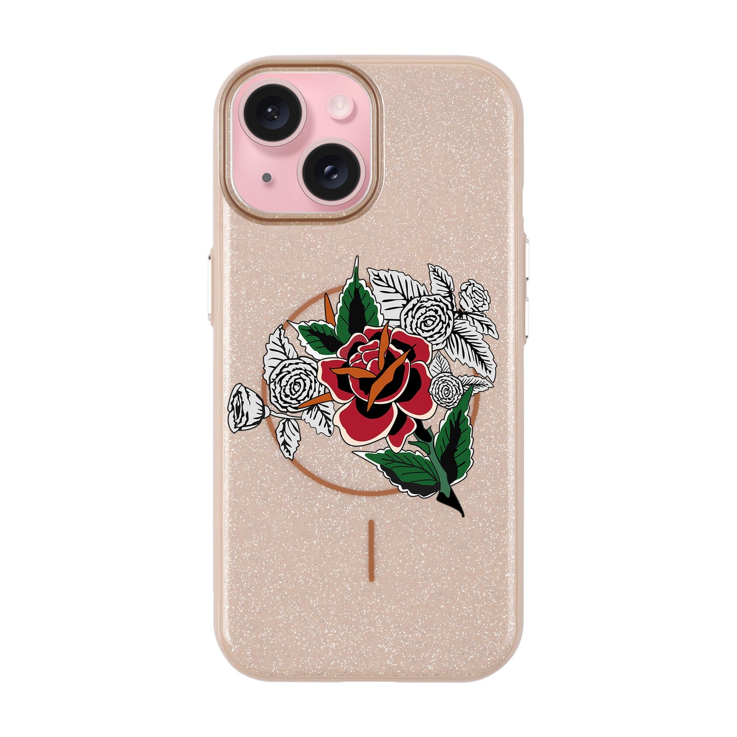 DRY ROSE-iPhone 15 Plus Radiant Kılıf MagSafe Özellikli