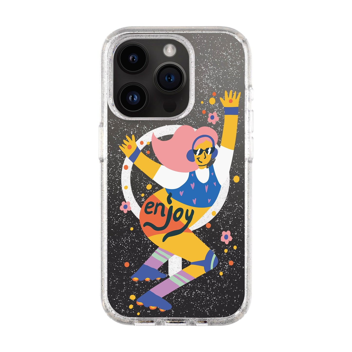 ENJOY-iPhone 14 Pro Shiny Kılıf MagSafe Özellikli
