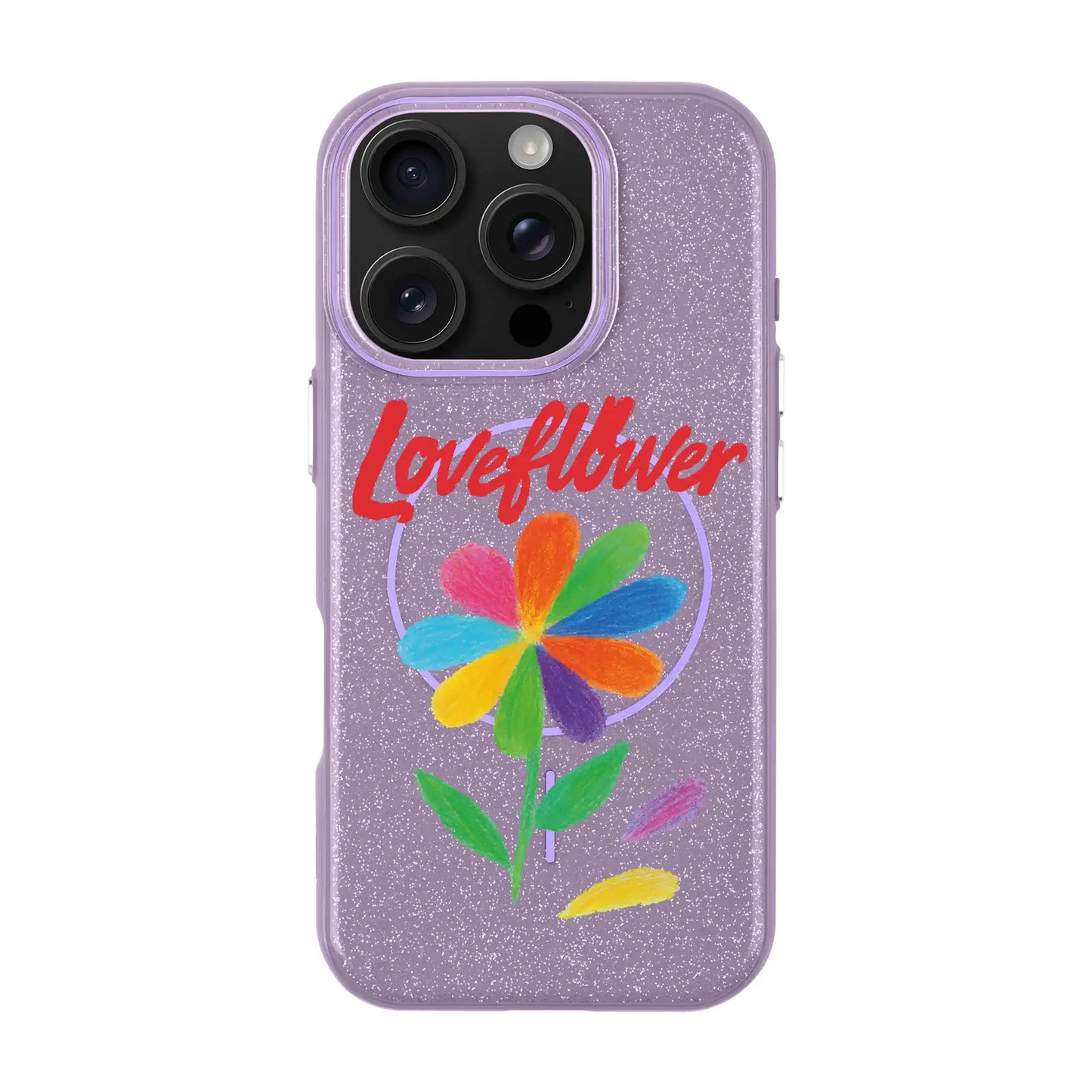 LOVE FLOWER-iPhone 16 Pro Radiant Kılıf MagSafe Özellikli