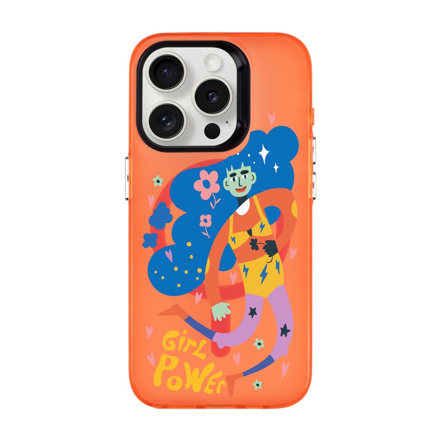 GIRL POWER-iPhone 15 Pro Hold Kılıf MagSafe Özellikli