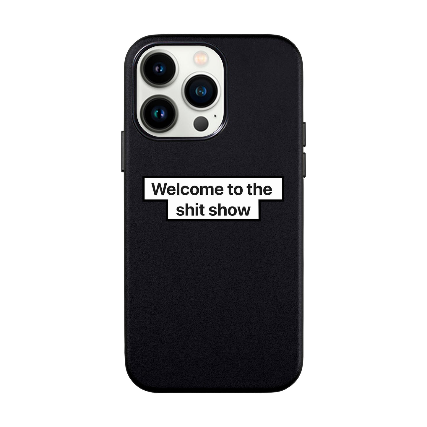 WELCOME-iPhone 13 Pro Leather Kılıf