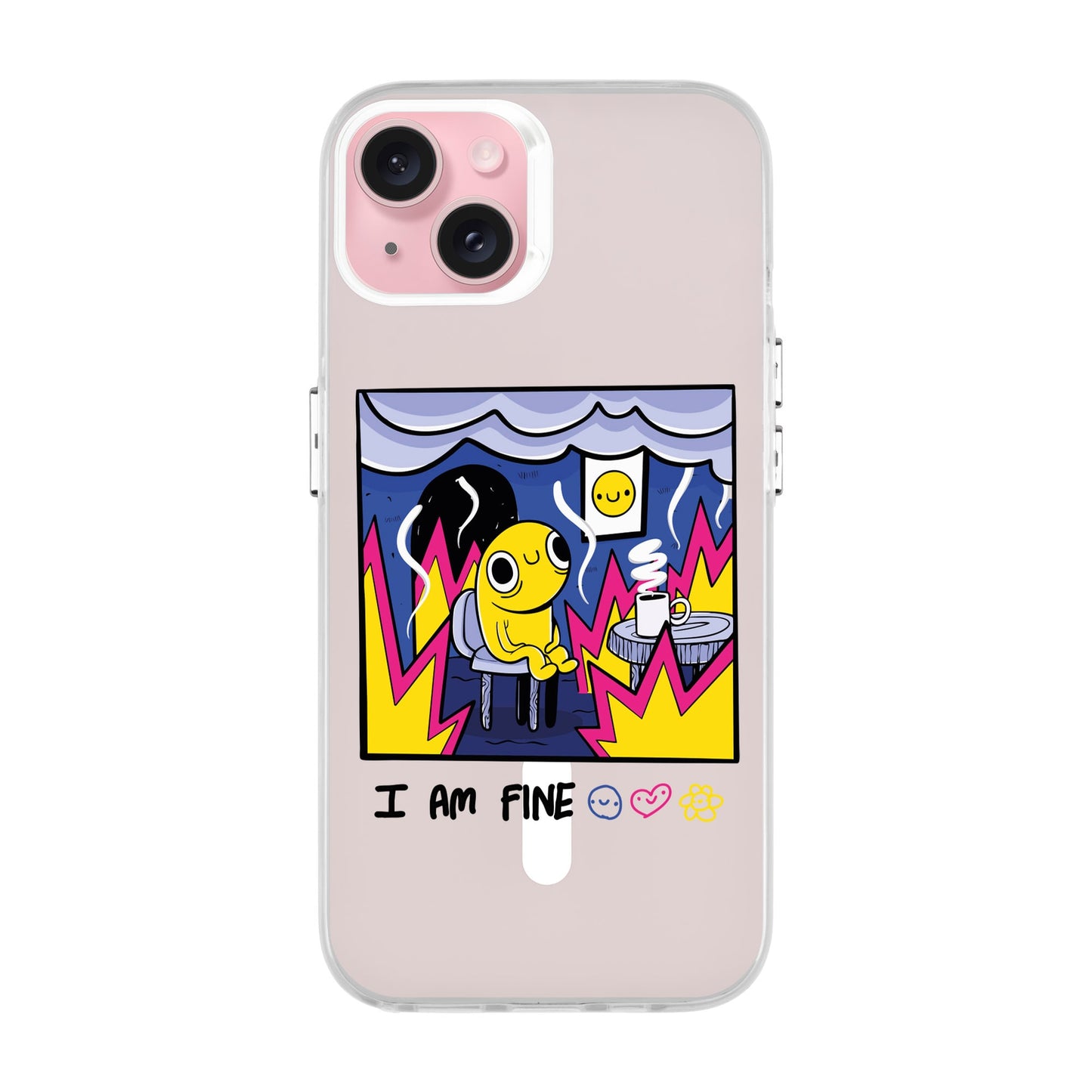 I AM FINE-iPhone 15 Plus Hold Kılıf MagSafe Özellikli