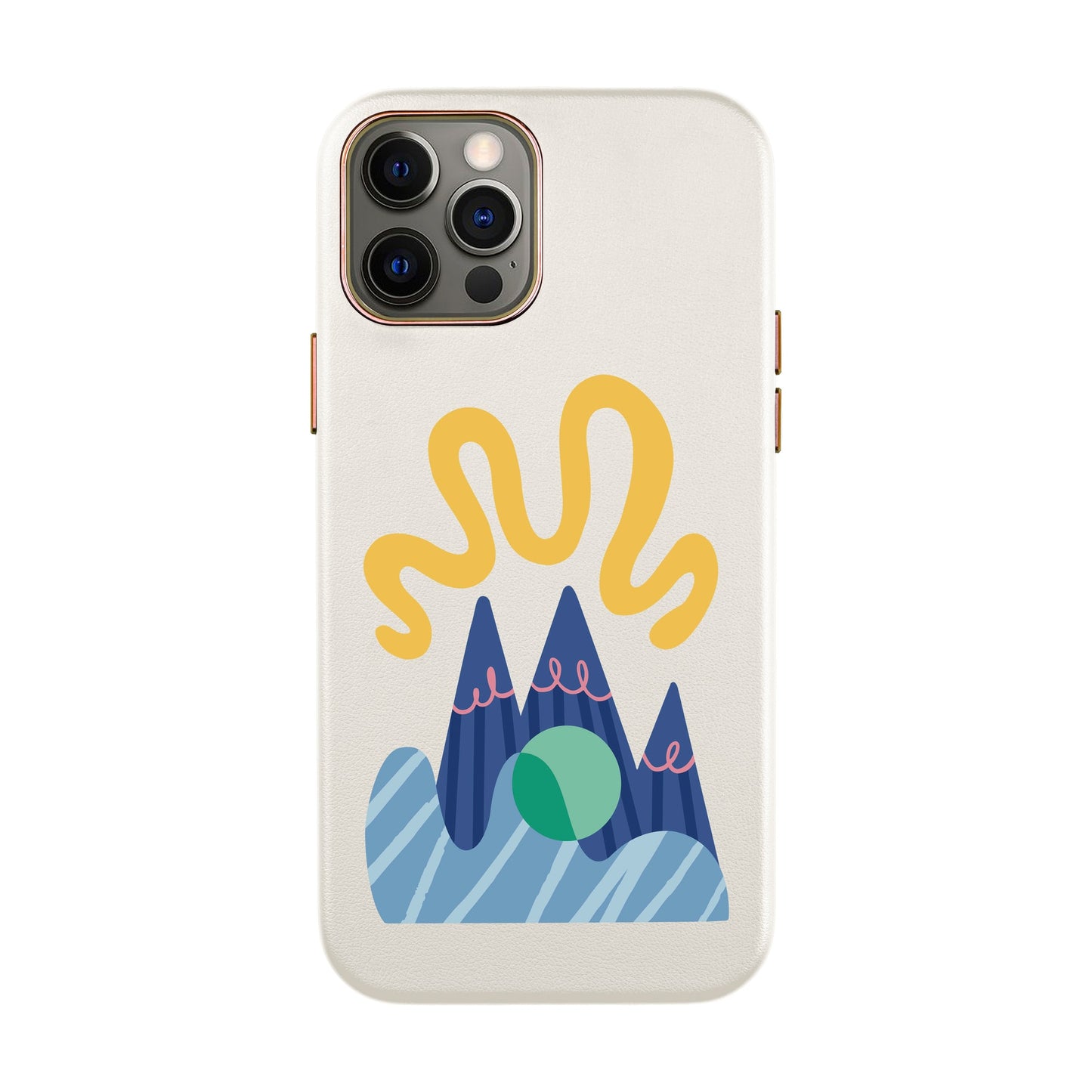 MOUNTAIN-iPhone XR Leather Kılıf