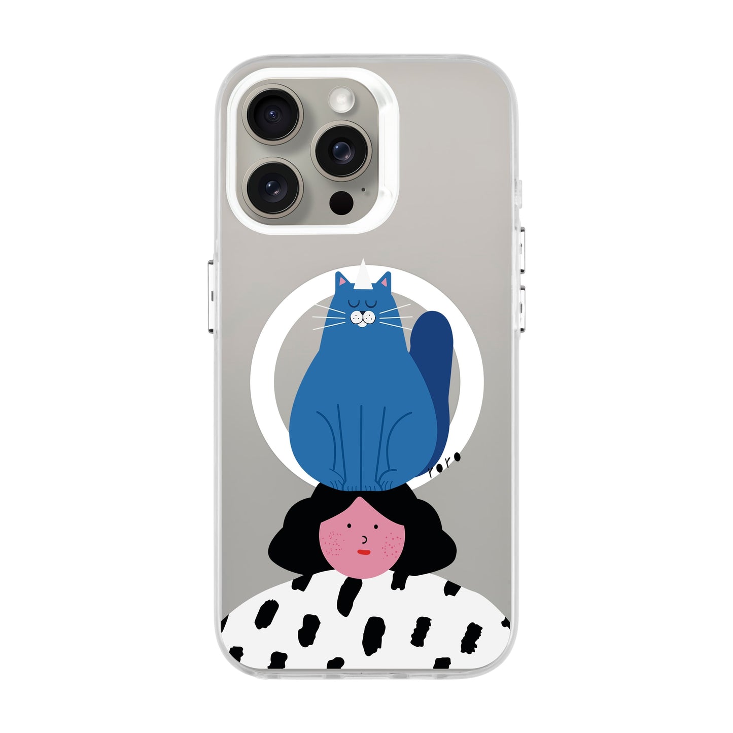 NAUGHTY CAT-iPhone 15 Pro Max Hold Kılıf MagSafe Özellikli