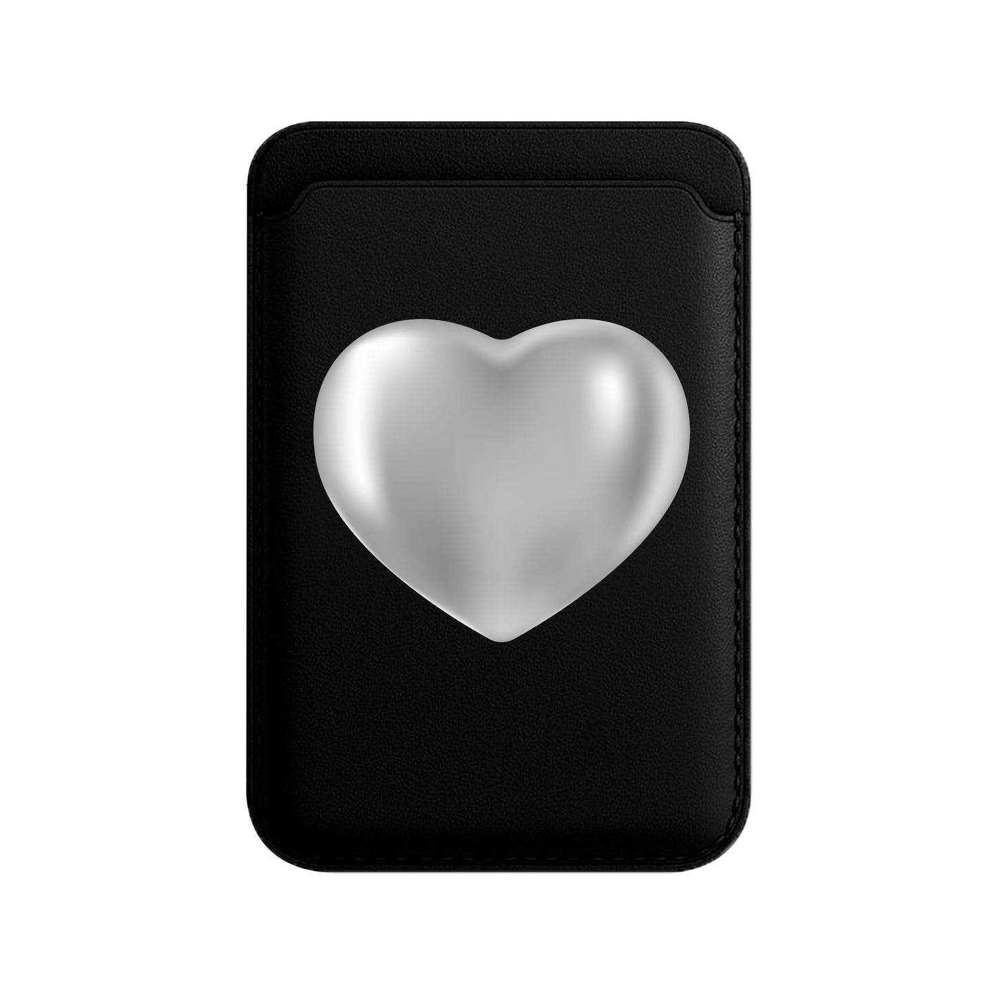 SILVER HEART-Leather Kartlık