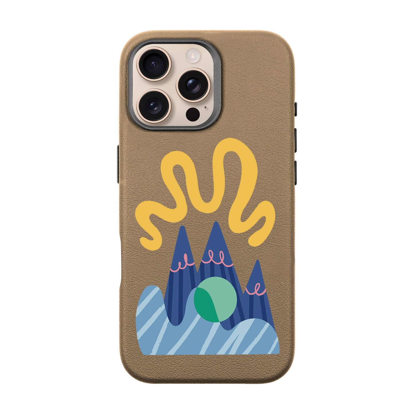 MOUNTAIN-iPhone 16 Pro Max Leather Premium Kılıf MagSafe Özellikli