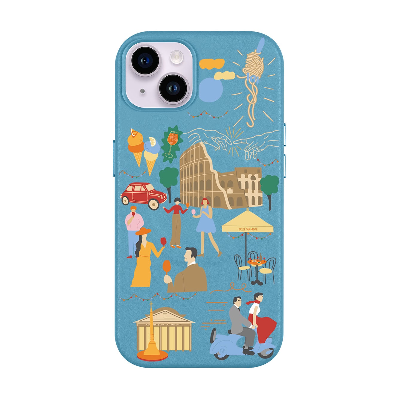 ROMA-iPhone 14 Plus Leather Kılıf MagSafe Özellikli