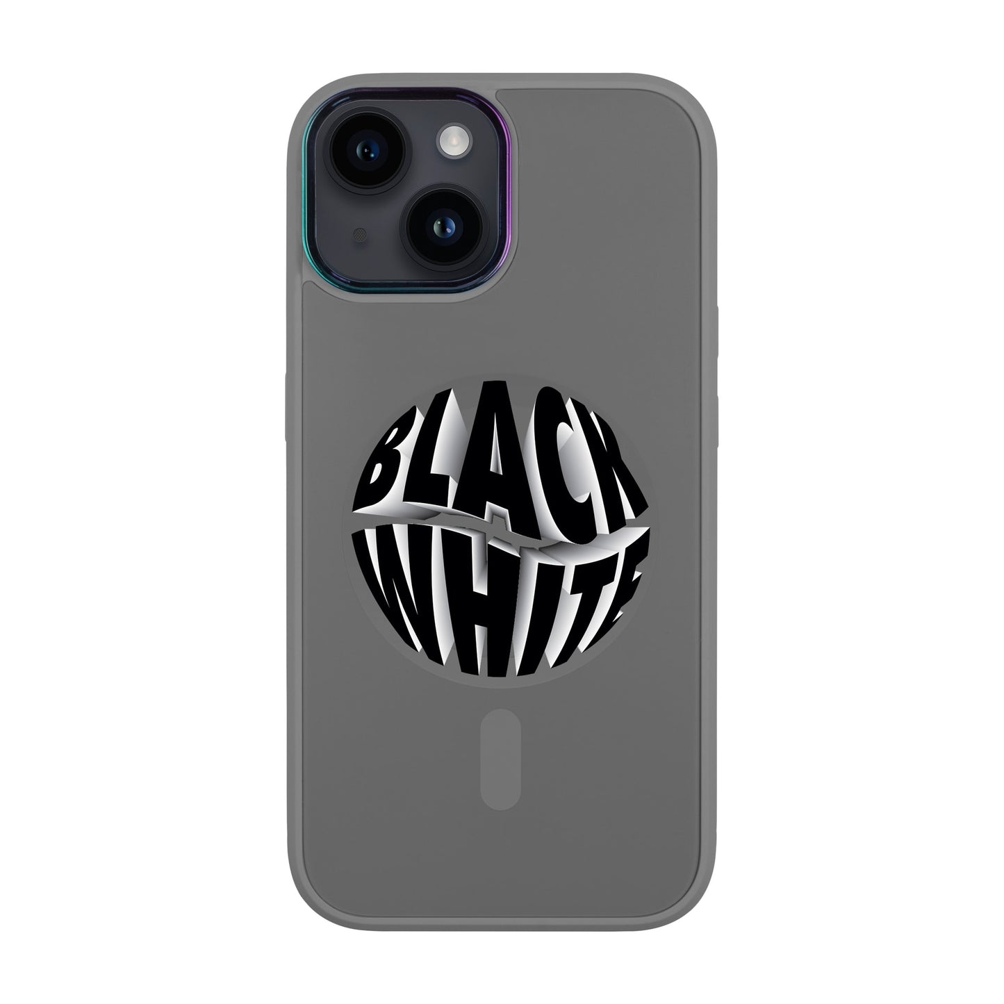 BLACK WHITE-iPhone 12 Vigor Kılıf MagSafe Özellikli