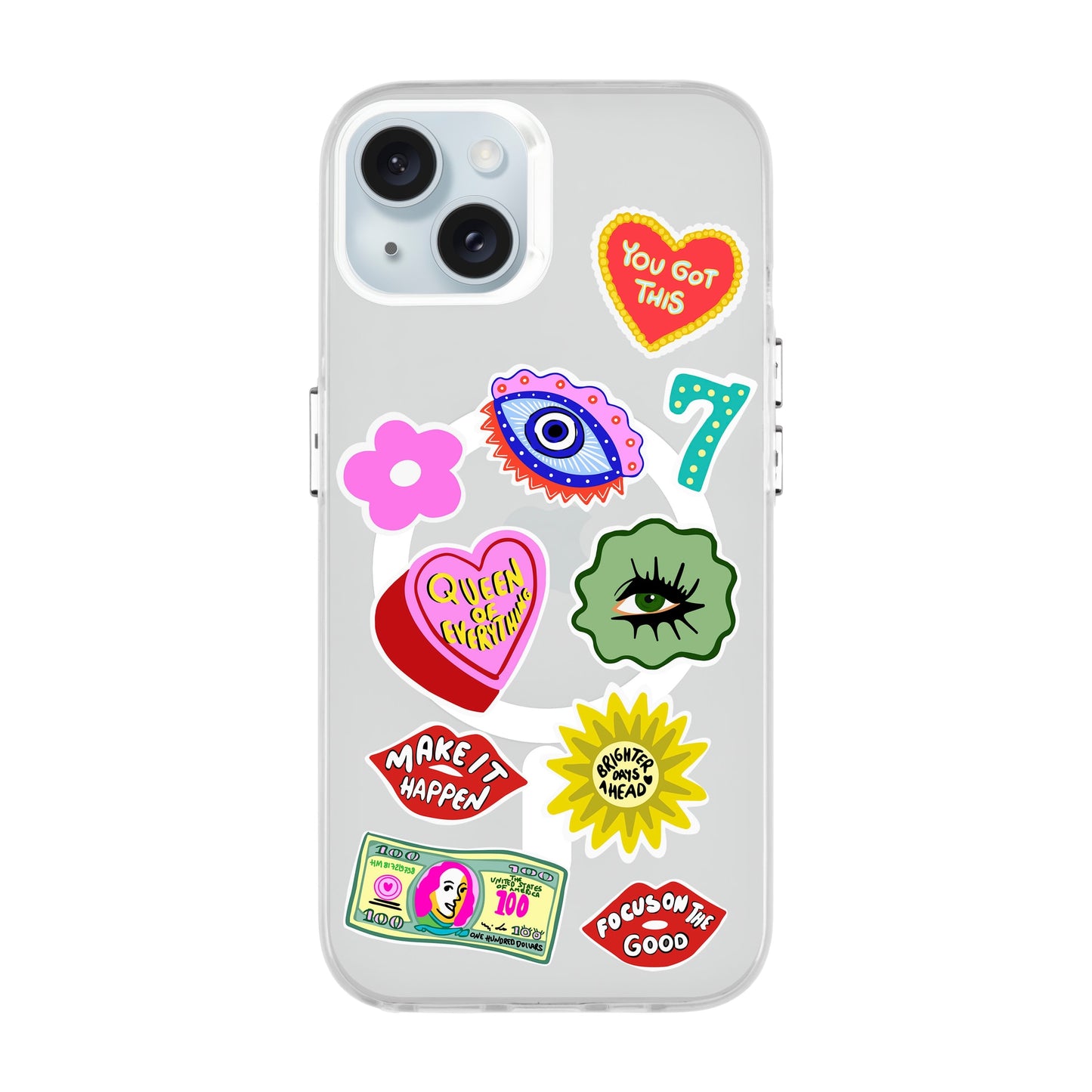 HM STICKERS-iPhone 15 Plus Hold Kılıf MagSafe Özellikli
