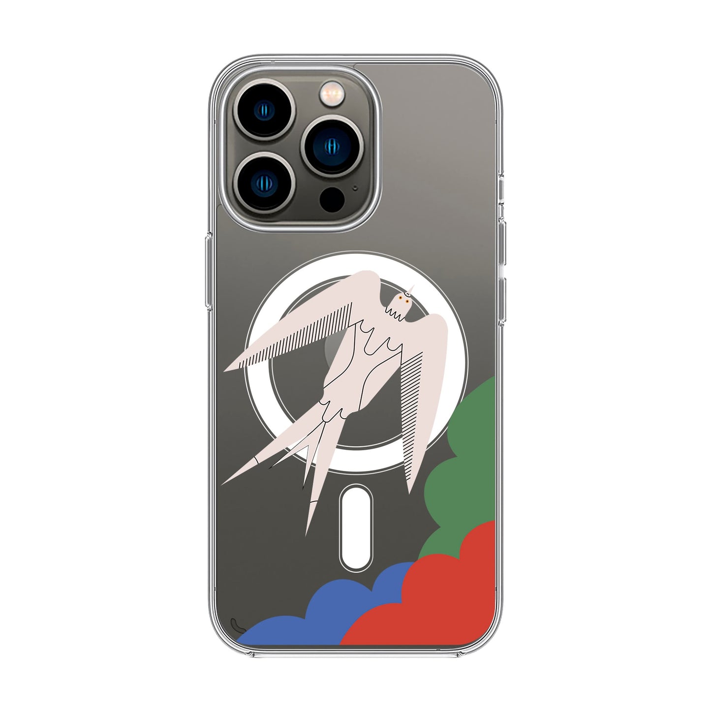 L’OISEAU LIBRE-iPhone 7 / 8 / SE Solid Kılıf MagSafe Özellikli