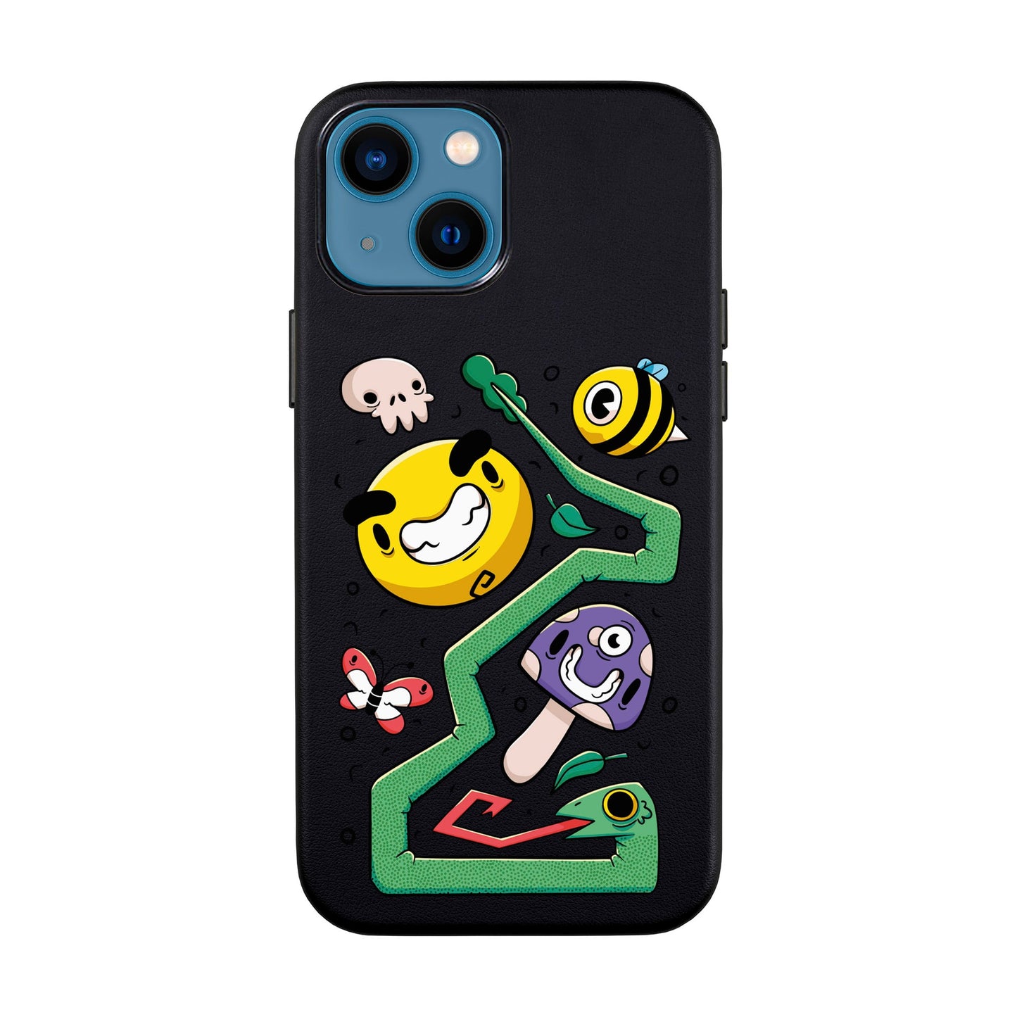 NADUR-iPhone 14 Leather Kılıf