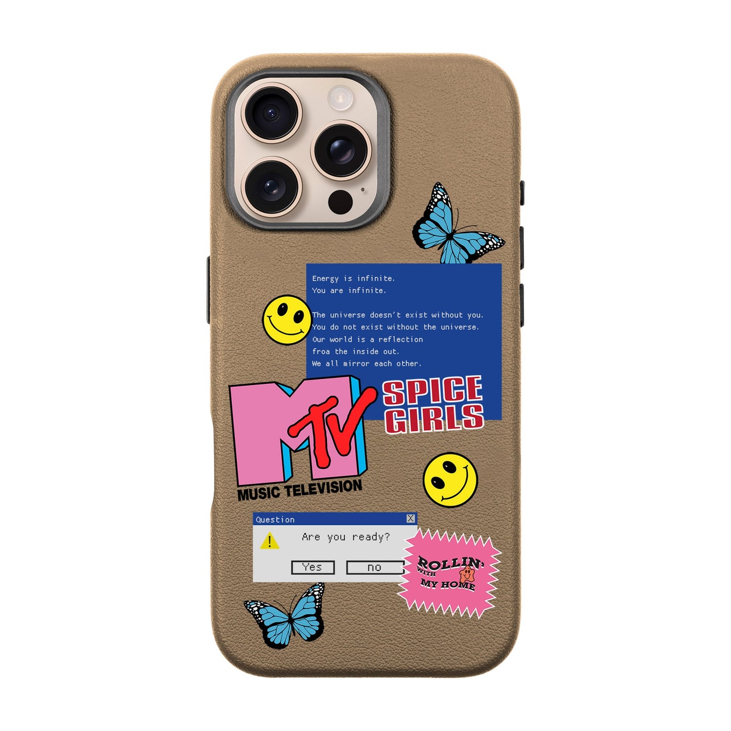 ARE YOU READY-iPhone 16 Pro Max Leather Premium Kılıf MagSafe Özellikli