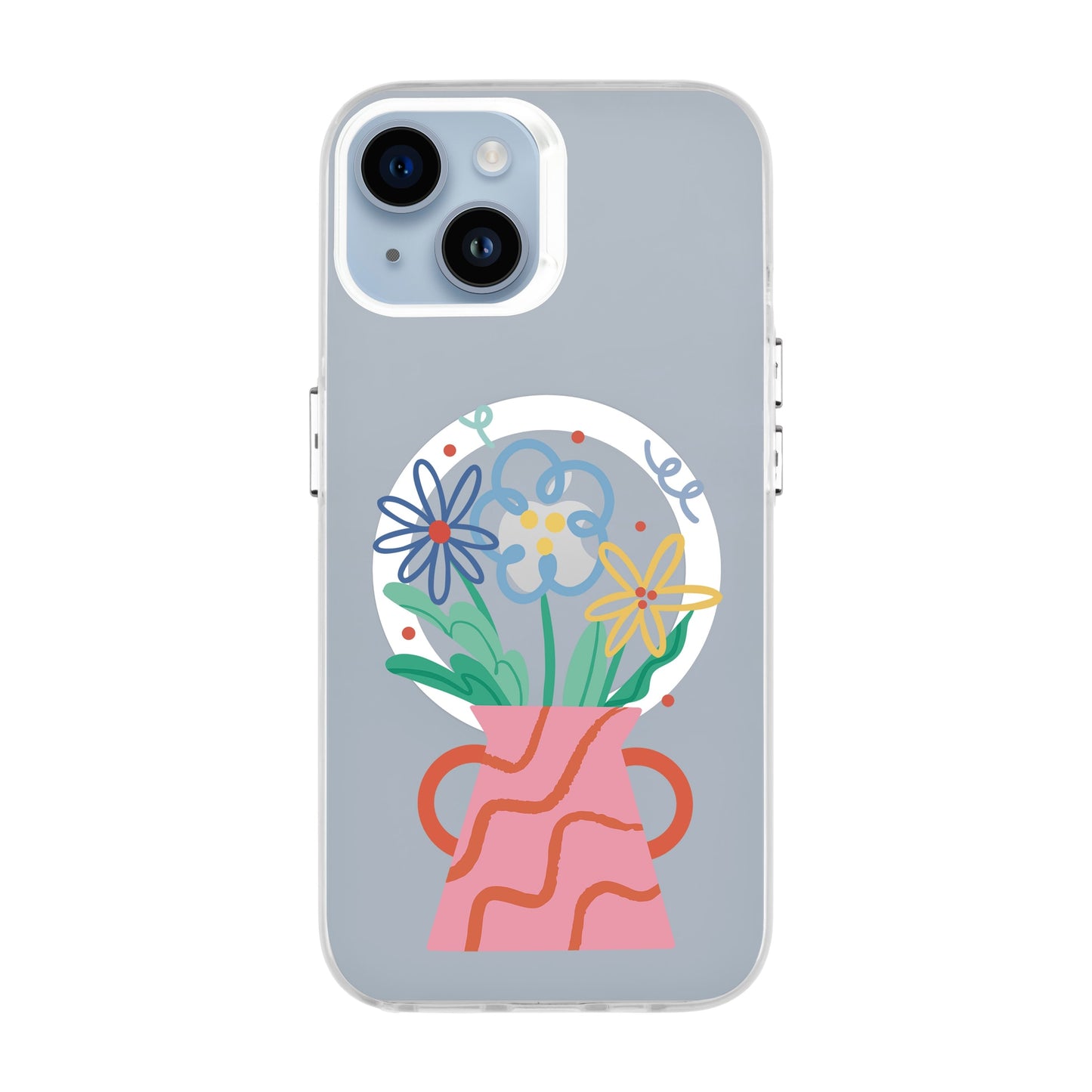 PINK VASE-iPhone 14 Hold Kılıf MagSafe Özellikli