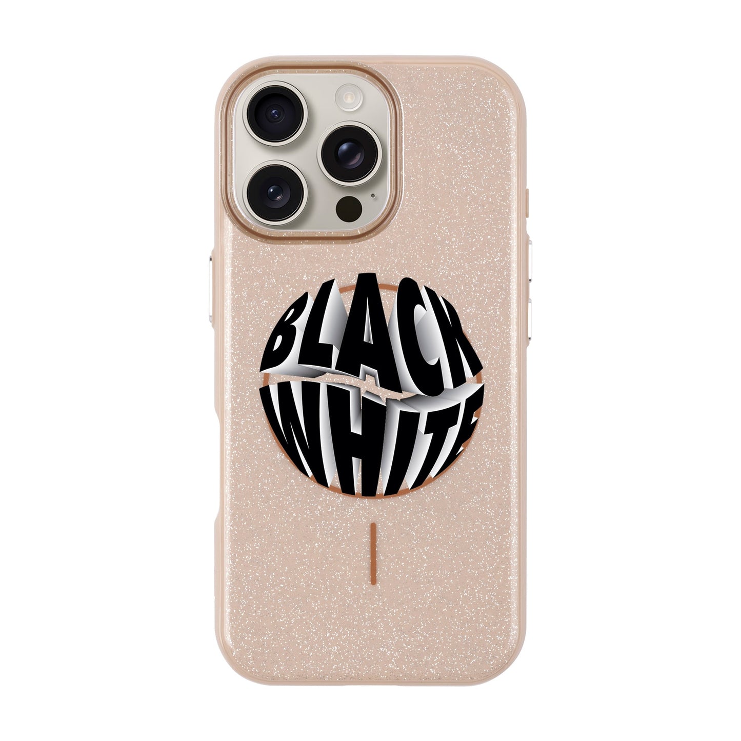 BLACK WHITE-iPhone 16 Pro Max Radiant Kılıf MagSafe Özellikli