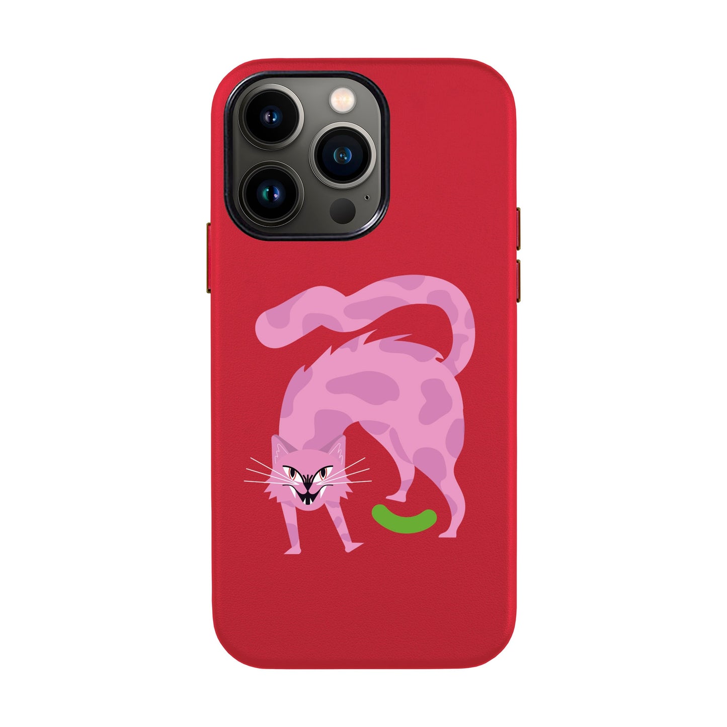 GRUMBLEPAWS-iPhone 13 Pro Max Leather Kılıf