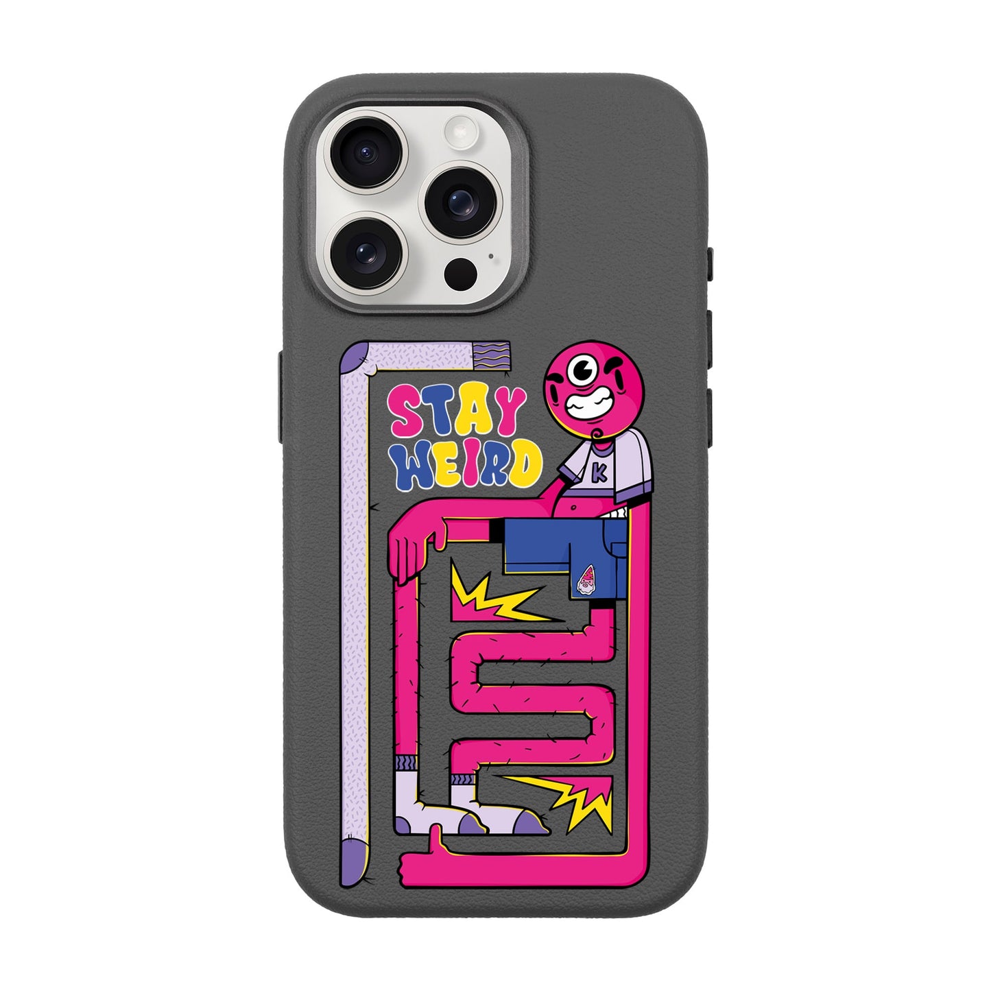 OG TOOTHY-iPhone 15 Pro Max Leather Premium Kılıf MagSafe Özellikli