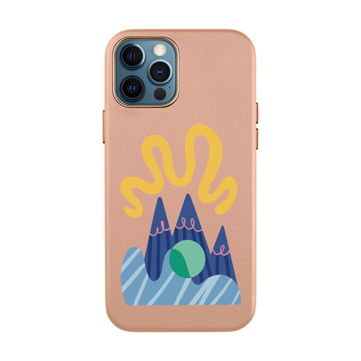 MOUNTAIN-iPhone XR Leather Kılıf