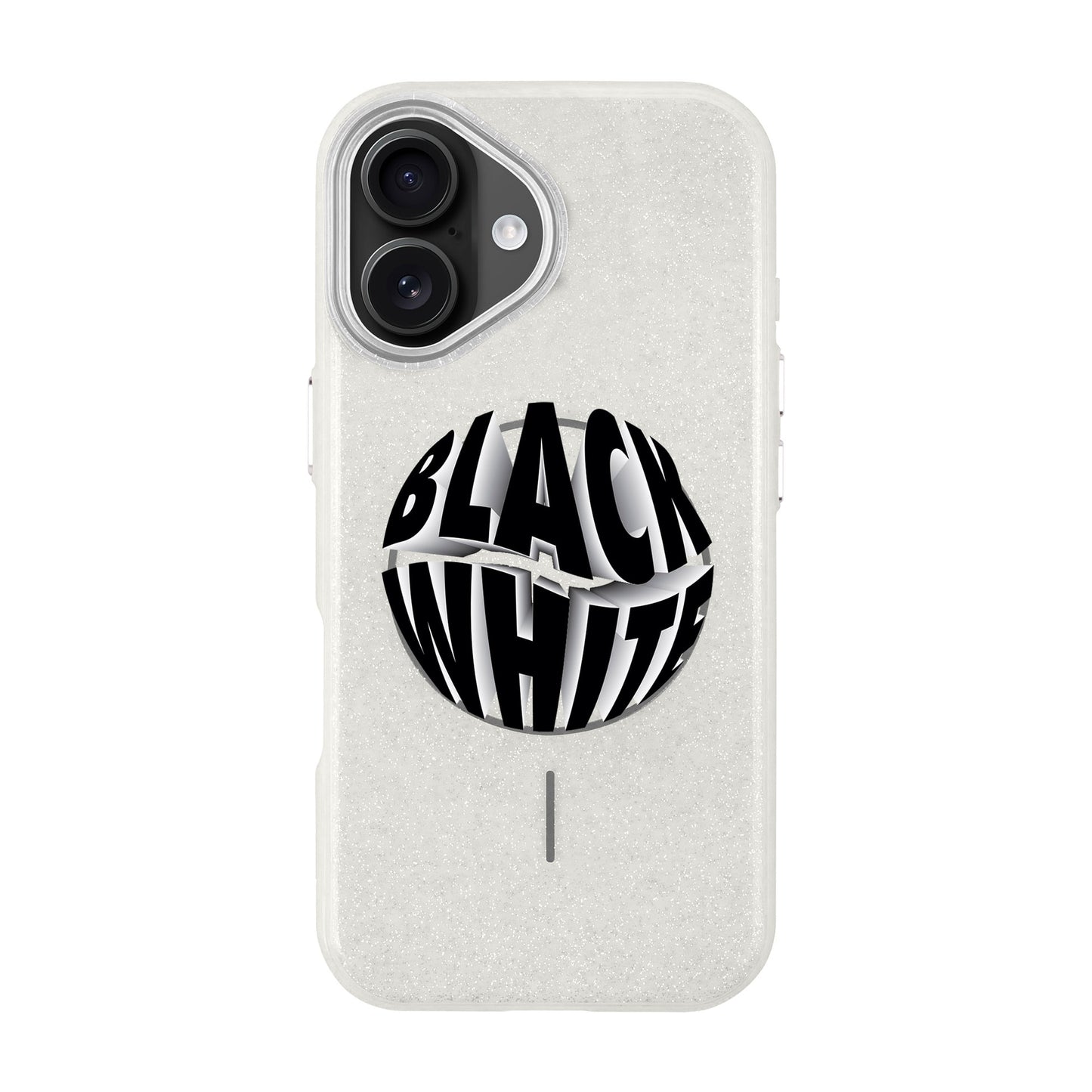 BLACK WHITE-iPhone 16 Radiant Kılıf MagSafe Özellikli