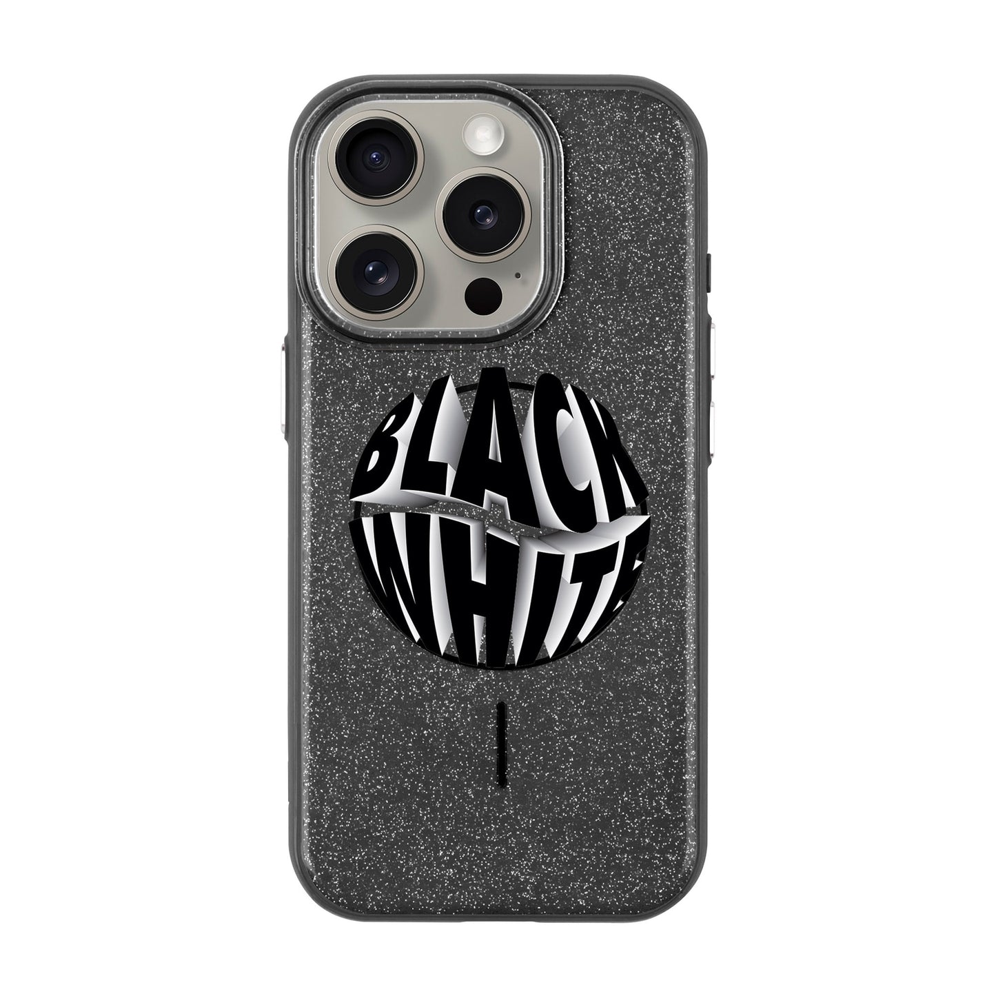 BLACK WHITE-iPhone 15 Pro Radiant Kılıf MagSafe Özellikli